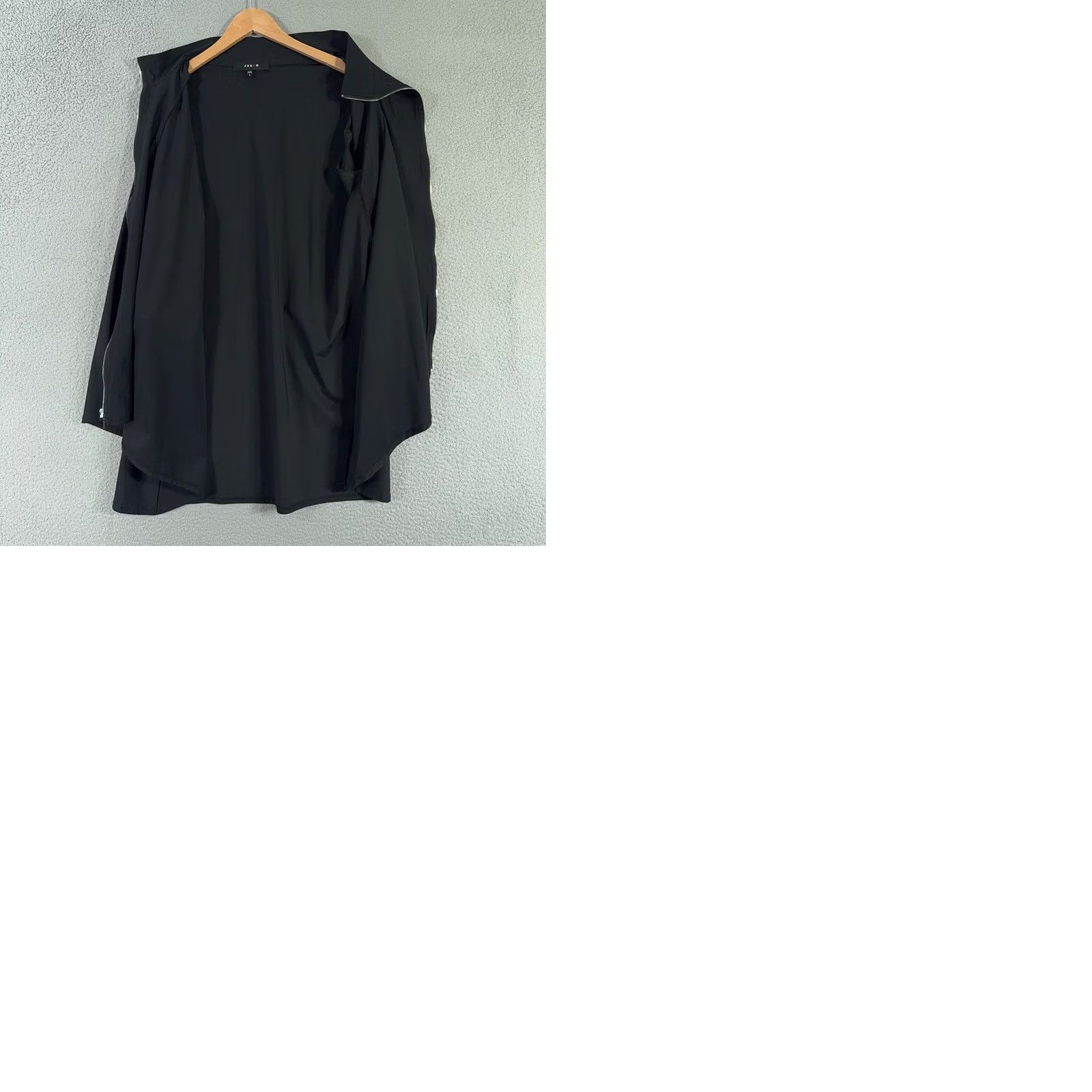 Vintage Comfy USA Jacket Long Black L Full Zip 3/4 Sleeve Lagenlook Art Vintage No Womens Size L / US 10 / IT 46 - 9 Thumbnail