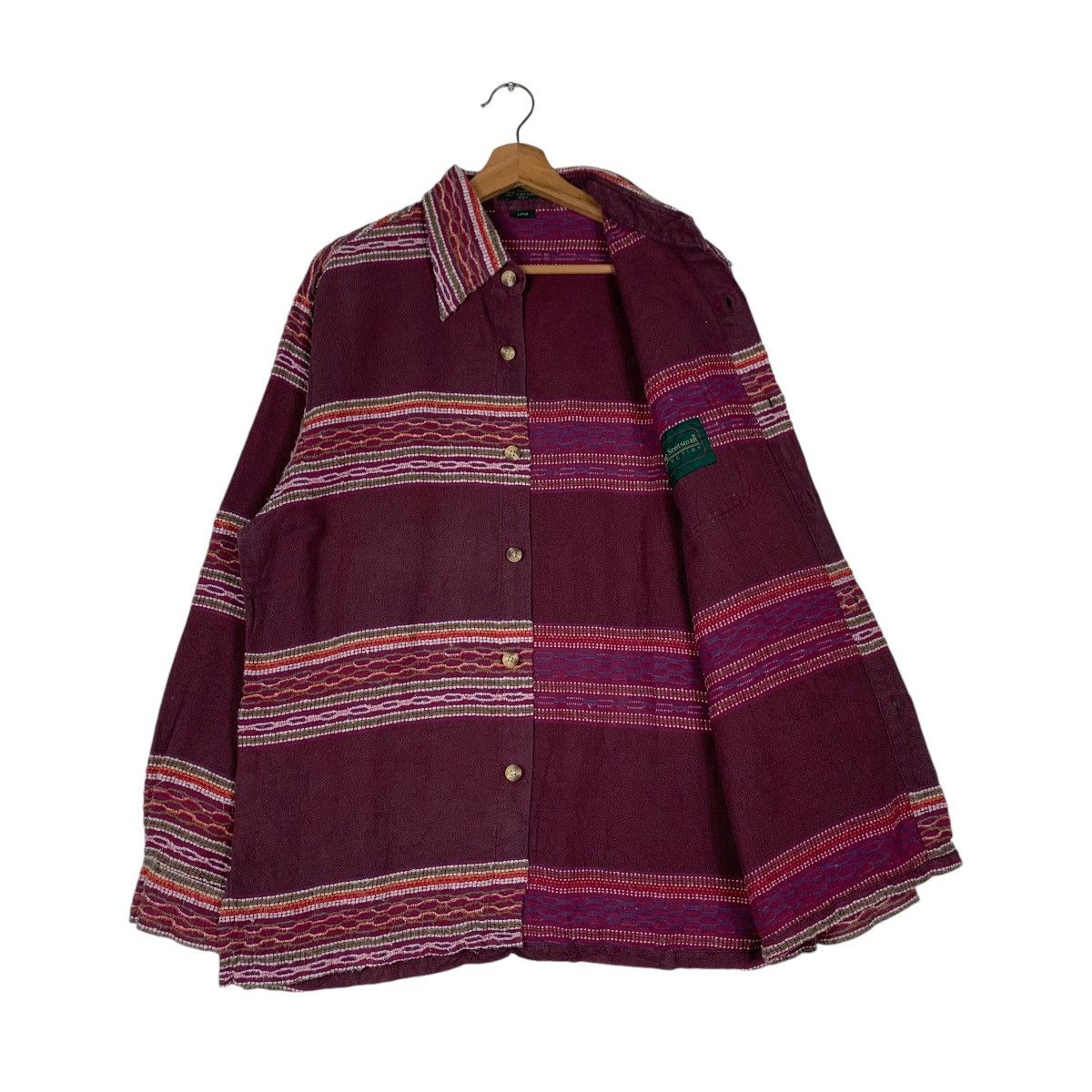 Japanese Brand FLYING SCOTSMAN Collection Button Shirt #1427-C64 Size US L / EU 52-54 / 3 - 9 Thumbnail