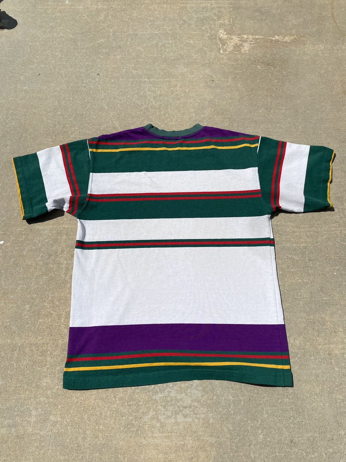 Vintage VINTAGE 1990’s Striped Tee Size US L / EU 52-54 / 3 - 2 Thumbnail