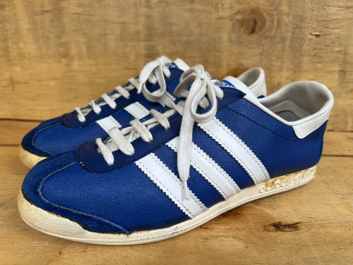 Adidas × Vintage VTG ADIDAS BLUE STRIKE MADE IN FRANCE SNEAKERS Size US 7 / EU 40 - 3 Thumbnail