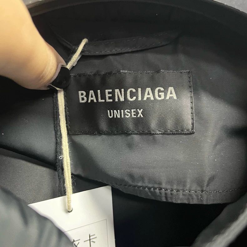 Balenciaga Balenciaga 24 Latest Black Brand logo Printed Round Neck Bu Size US S / EU 44-46 / 1 - 2 Thumbnail