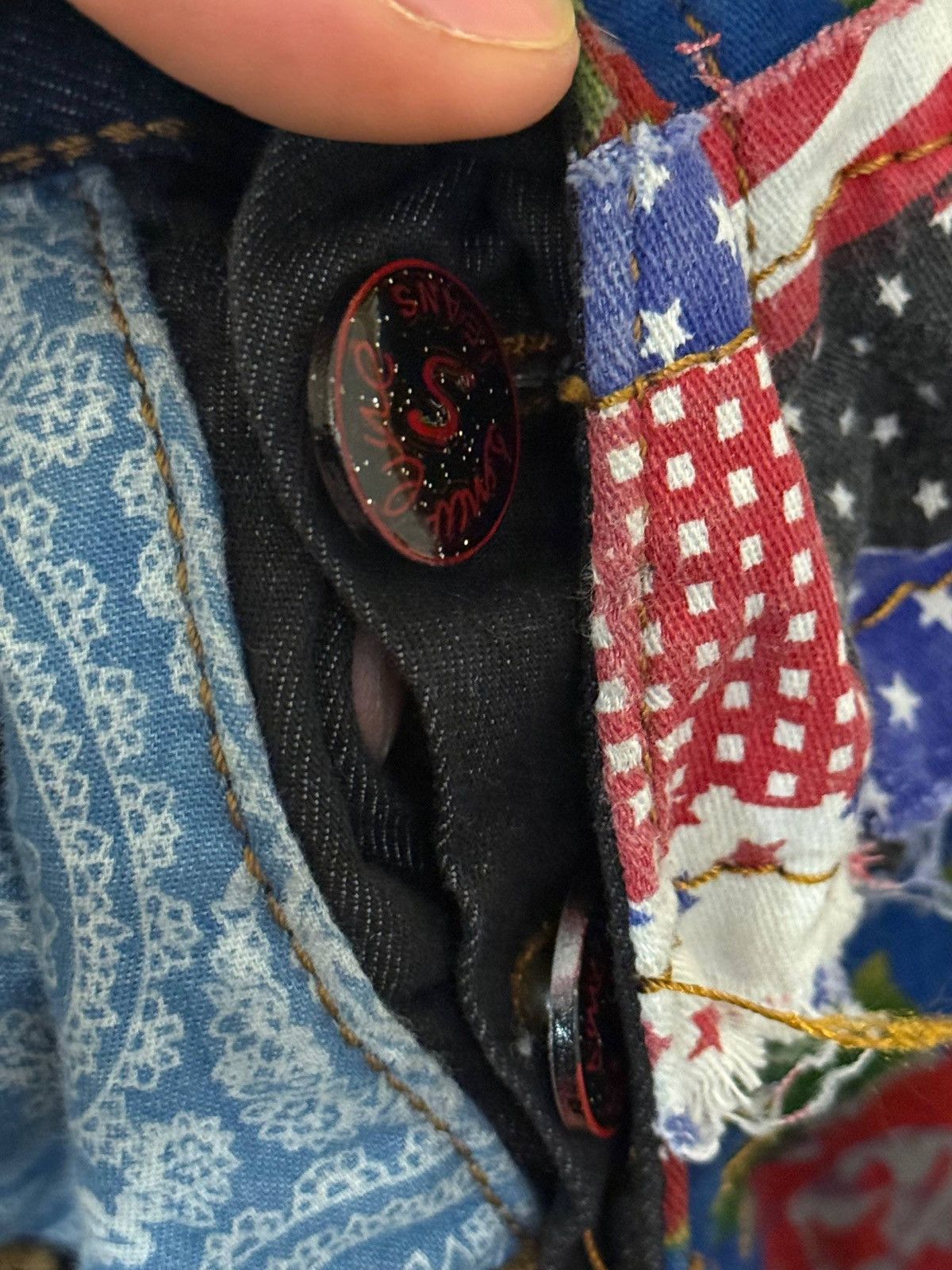 Japanese Brand japan boro denim x vintage x hysteric glamour Size US 34 / EU 50 - 8 Thumbnail