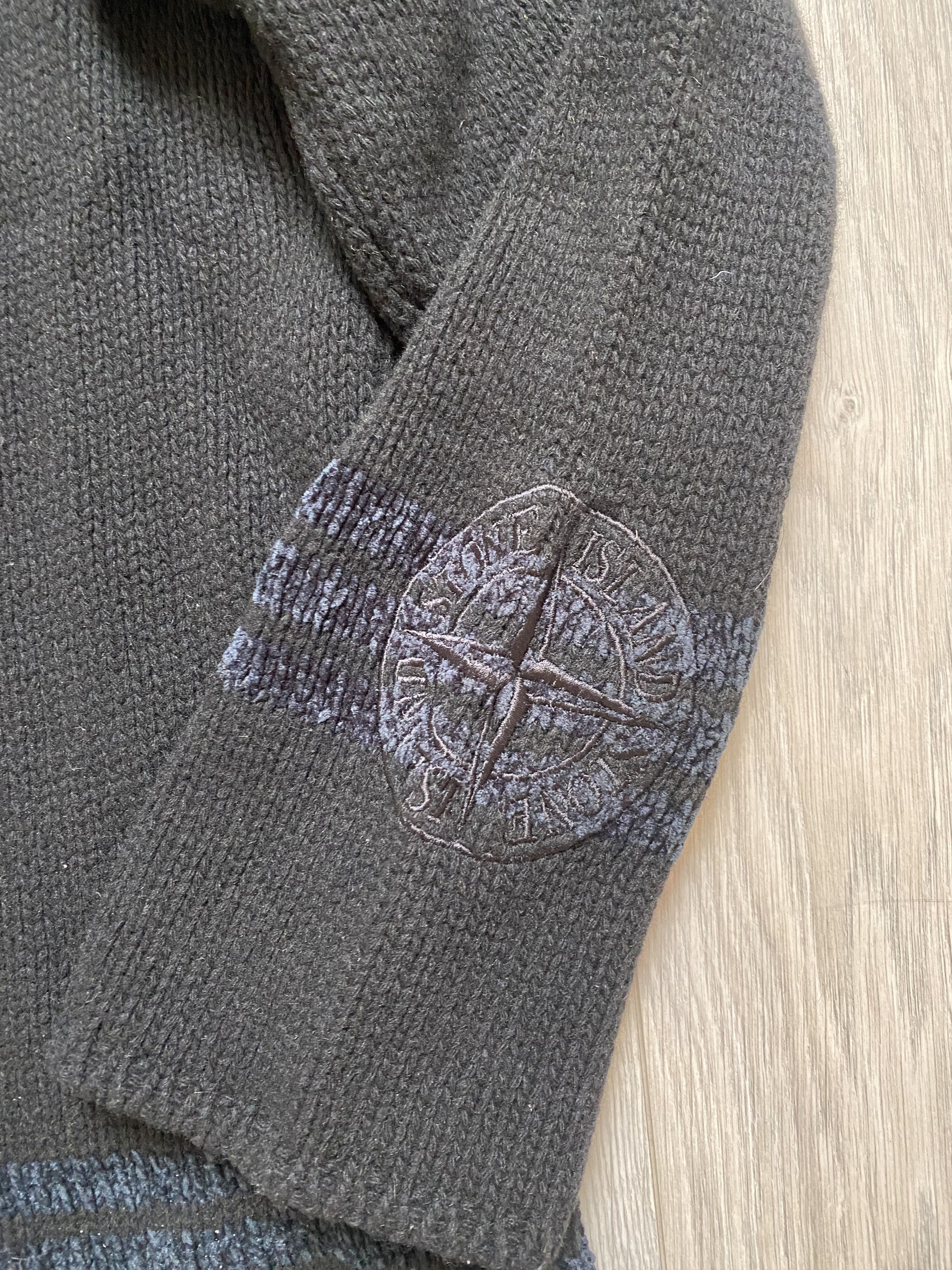 Massimo Osti Stone Island Vintage Big Logo Sweater Size US XL / EU 56 / 4 - 2 Thumbnail