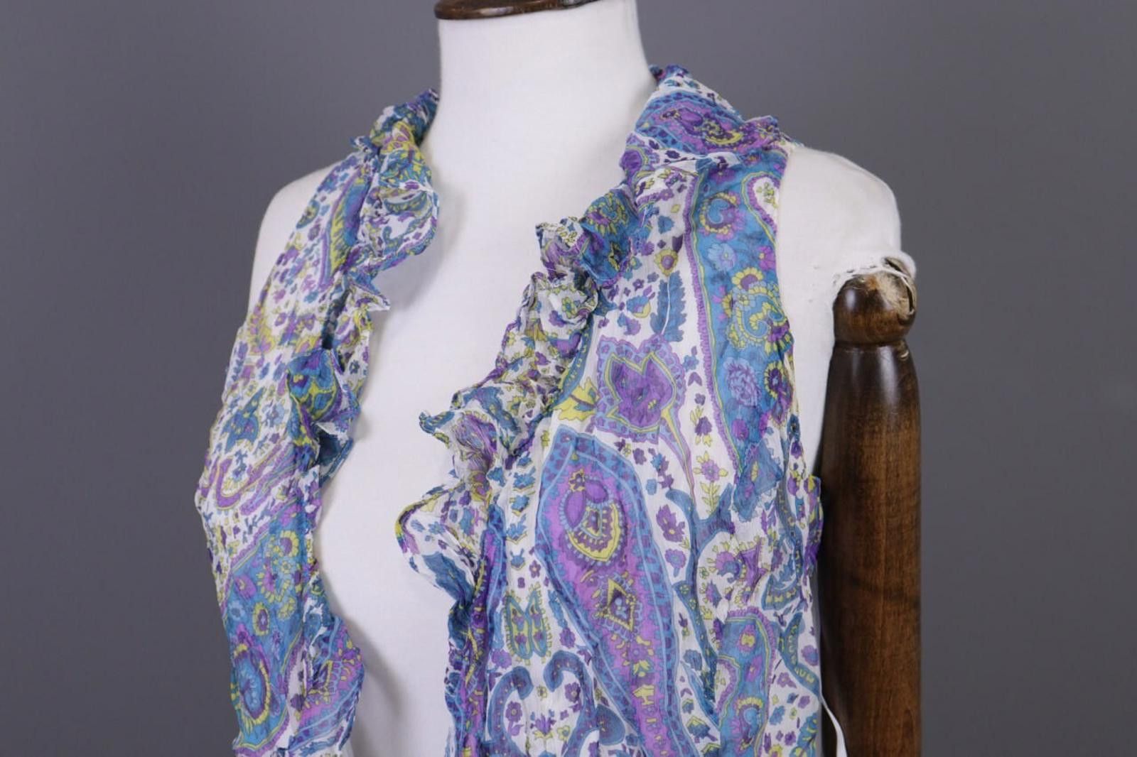Lauren Ralph Lauren Lauren Ralph Lauren Paisley Silk Cardigan Cape Size 8 / M Size L / US 10 / IT 46 - 8 Thumbnail