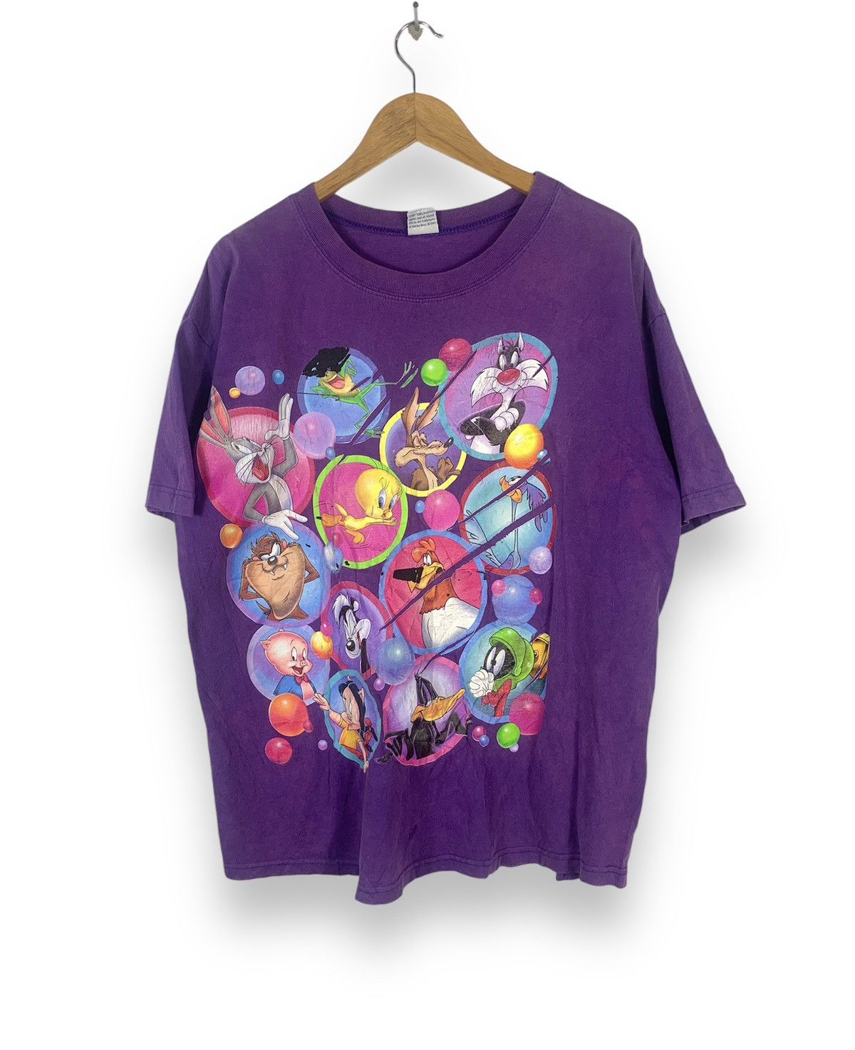Cartoon Network × Vintage Vintage 97 Looney tunes Tshirt Size US XL / EU 56 / 4 - 1 Thumbnail