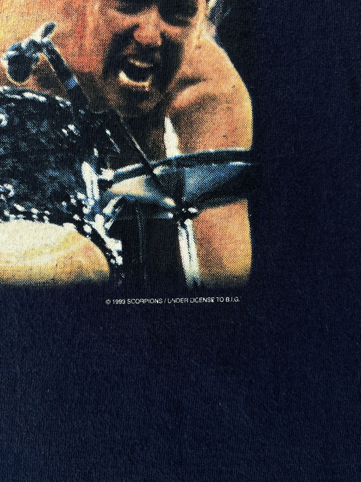 Band Tees Vintage 99’ Scorpions World Tour “Eye to Eye” Rock Band Tee Size US XL / EU 56 / 4 - 6 Thumbnail