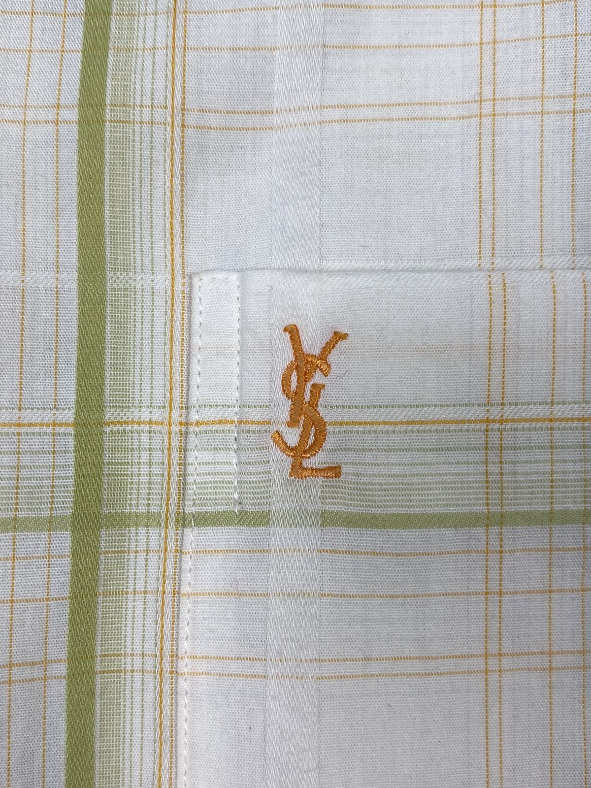 Yves Saint Laurent Vintage Yves Saint Laurent Checkered Button Up Shirt Men’s Size US XL / EU 56 / 4 - 7 Thumbnail