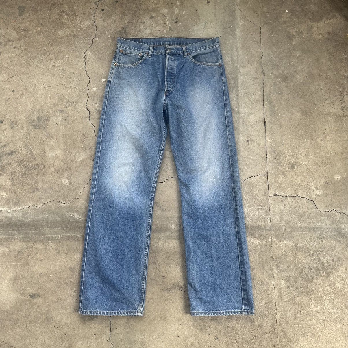 Levi's Levi's 523 Vintage bluestonewashed Painters Denim Jeans Size US 36 / EU 52 - 2 Thumbnail
