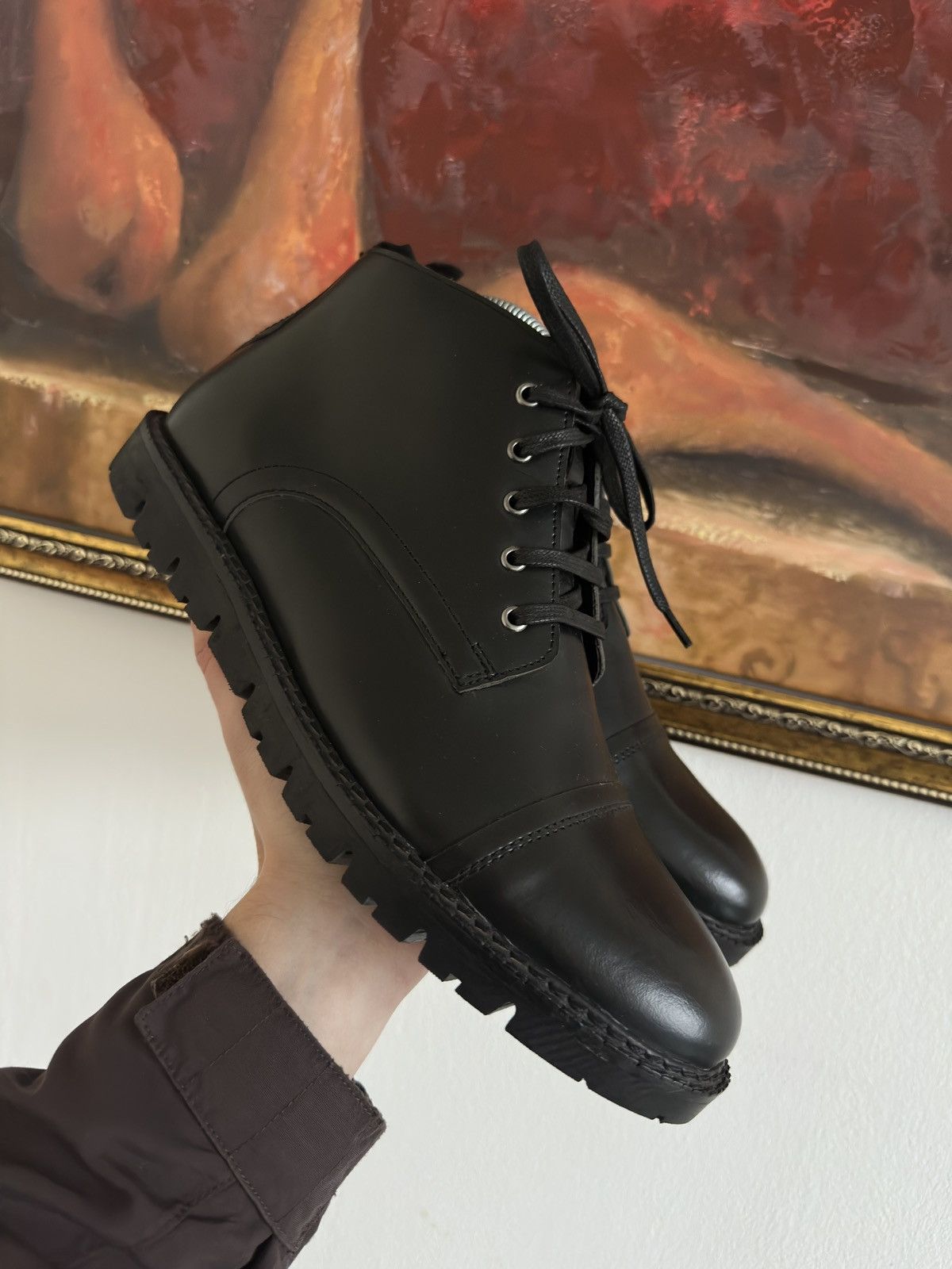 Walk London Walk London Black Leather Boots Size 10 Size US 10 / EU 43 - 3 Thumbnail