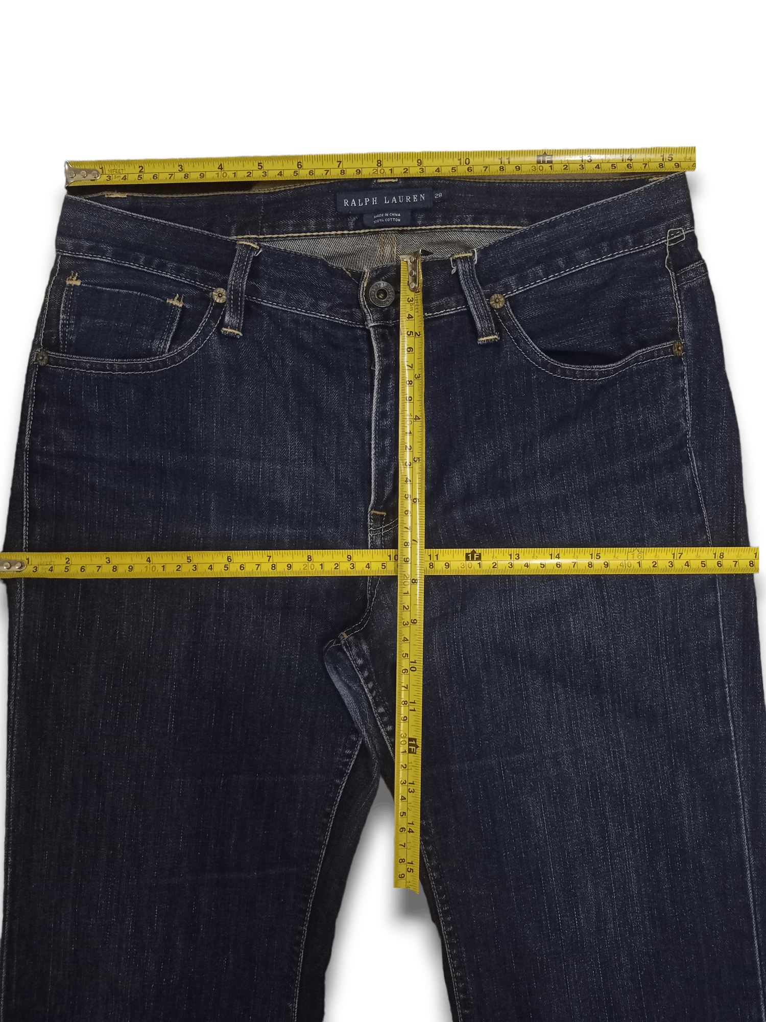 RRL Ralph Lauren × Ralph Lauren × Ralph Lauren Blue Label Vintage Ralph Lauren 815 Blue Label Flare Jeans Size US 31 - 11 Thumbnail