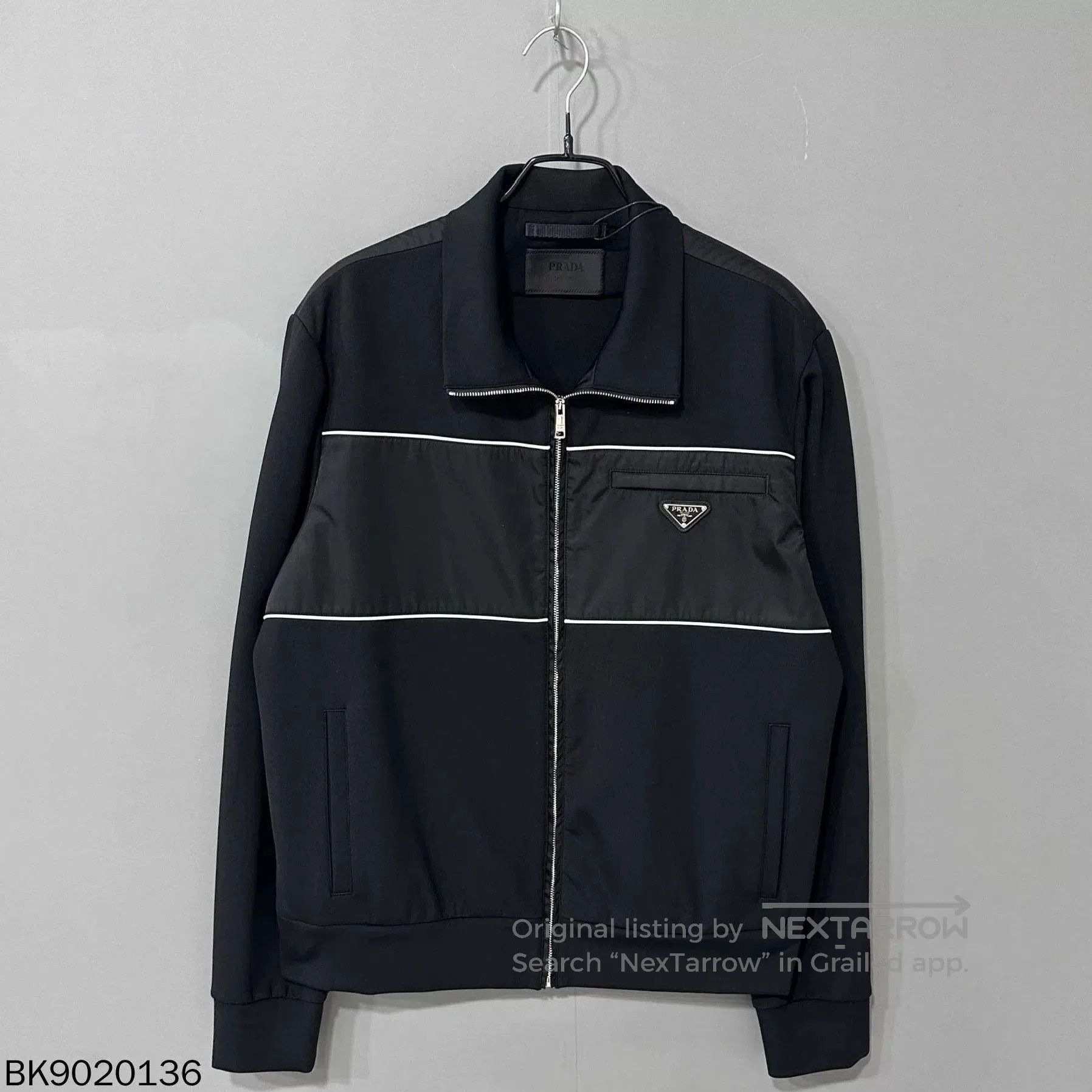 Prada Prada Recycled Nylon Triangle Logo Jacket. Size US XXL / EU 58 / 5 - 1 Thumbnail
