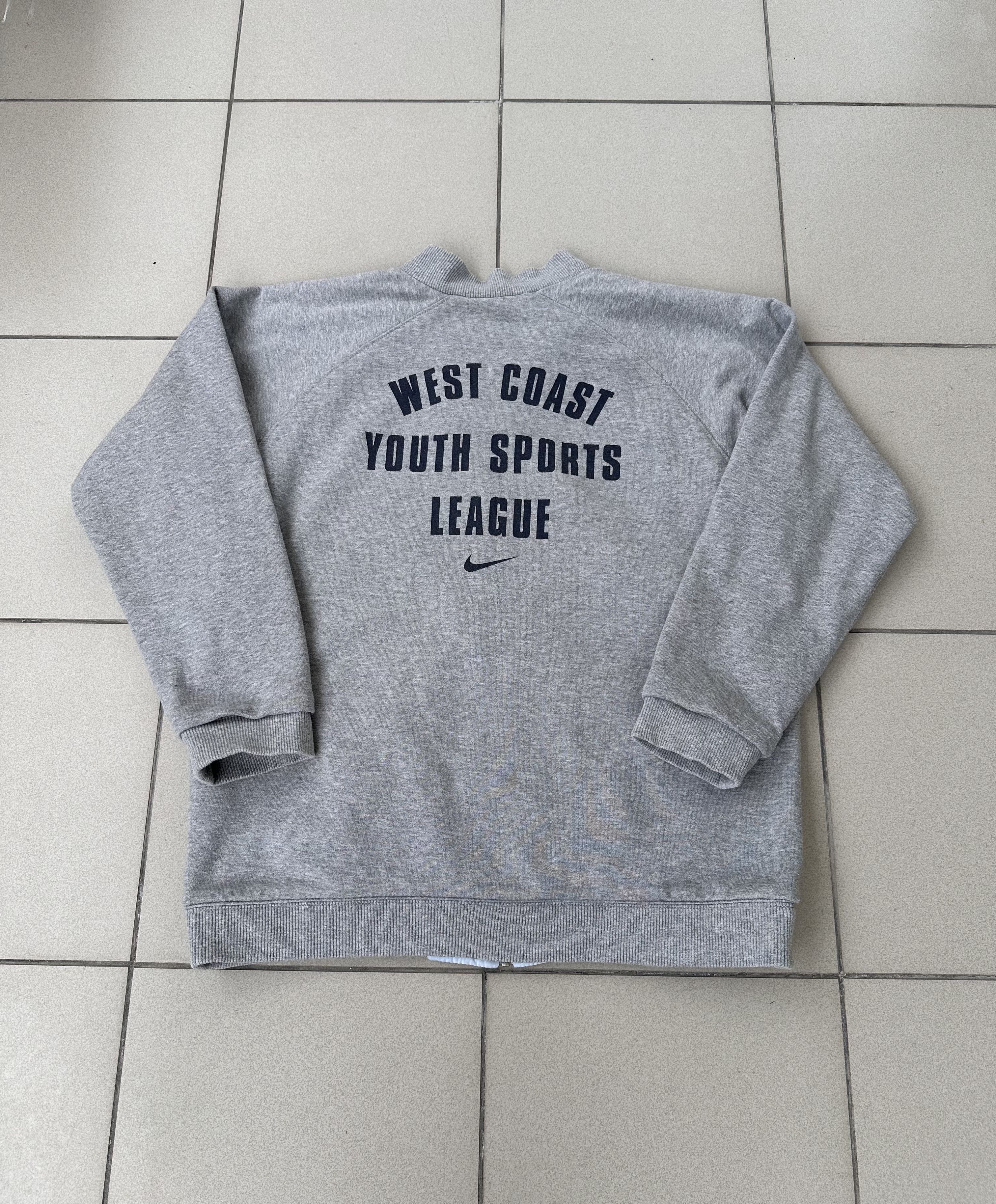 Nike × Vintage Vintage Nike reversible zip sweatshirt West Coast USA Size US S / EU 44-46 / 1 - 2 Thumbnail