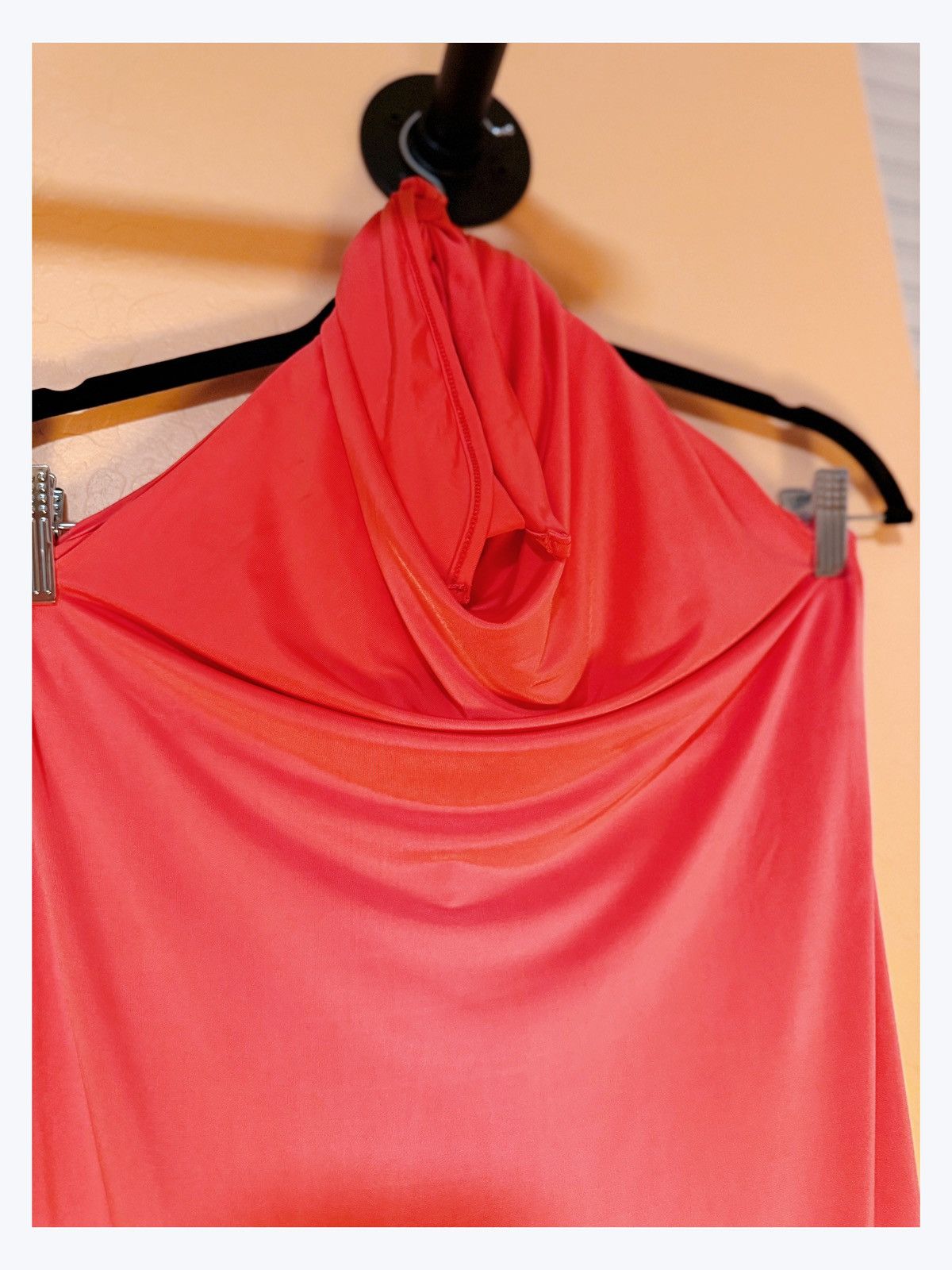 Other Sincerely Jules Coral Halter Bodycon Dress Size M / US 6-8 / IT 42-44 - 3 Thumbnail