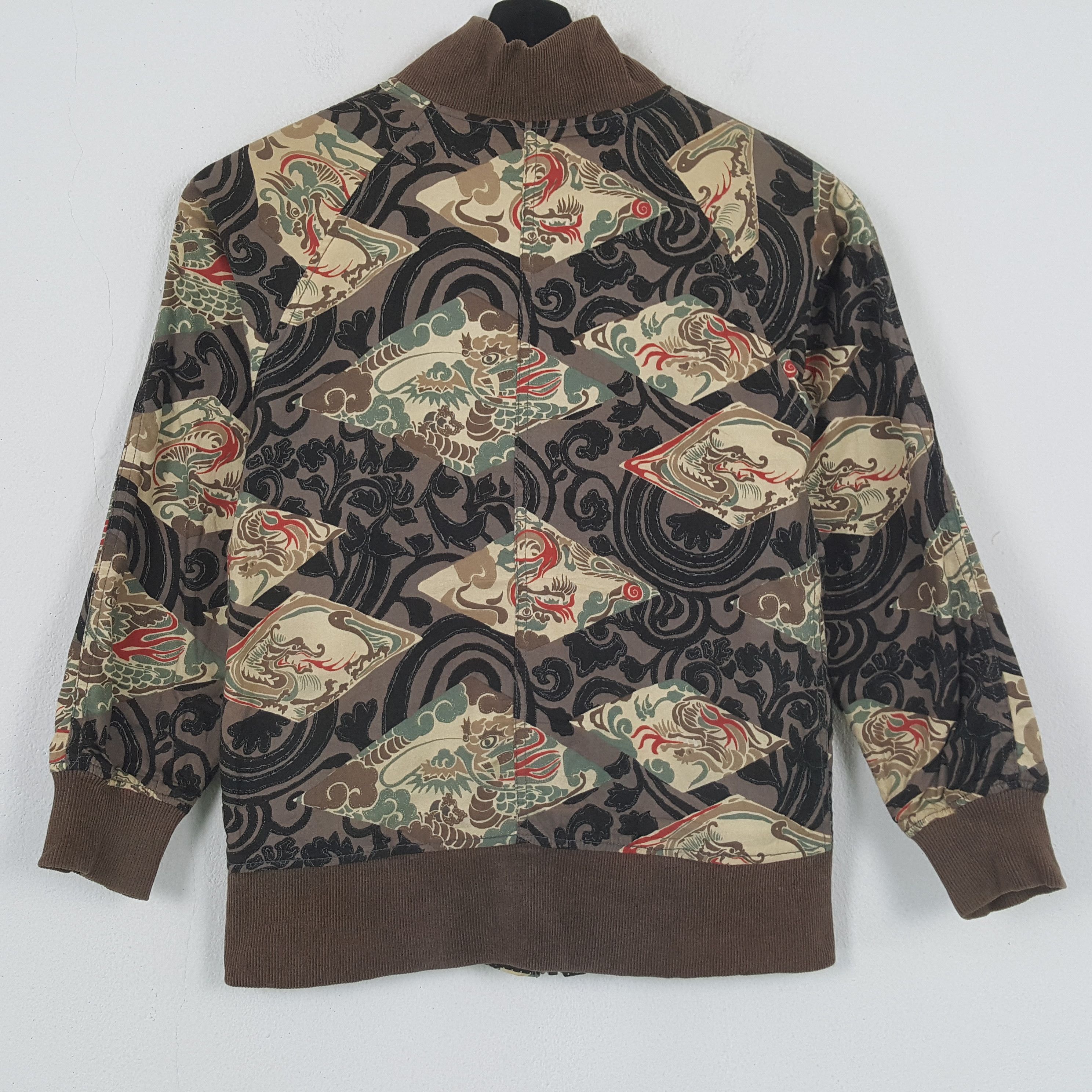 Vintage Art Design Japanese Sukajan Style Reversible Jacket C288N21 Size US XS / EU 42 / 0 - 3 Thumbnail
