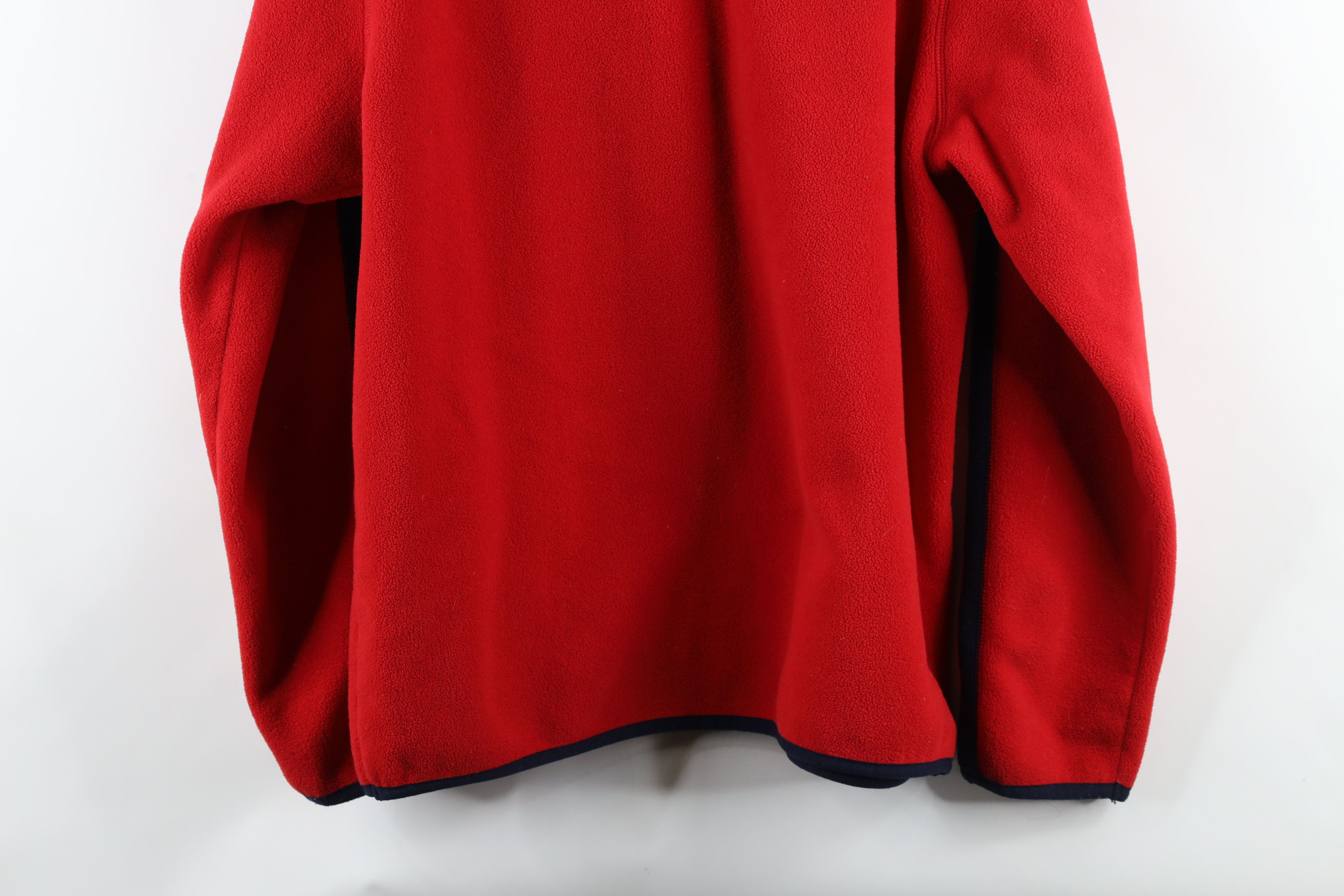 Nautica × Vintage Vintage 90s Nautica Script Half Zip Fleece Pullover Sweater Size US M / EU 48-50 / 2 - 10 Thumbnail