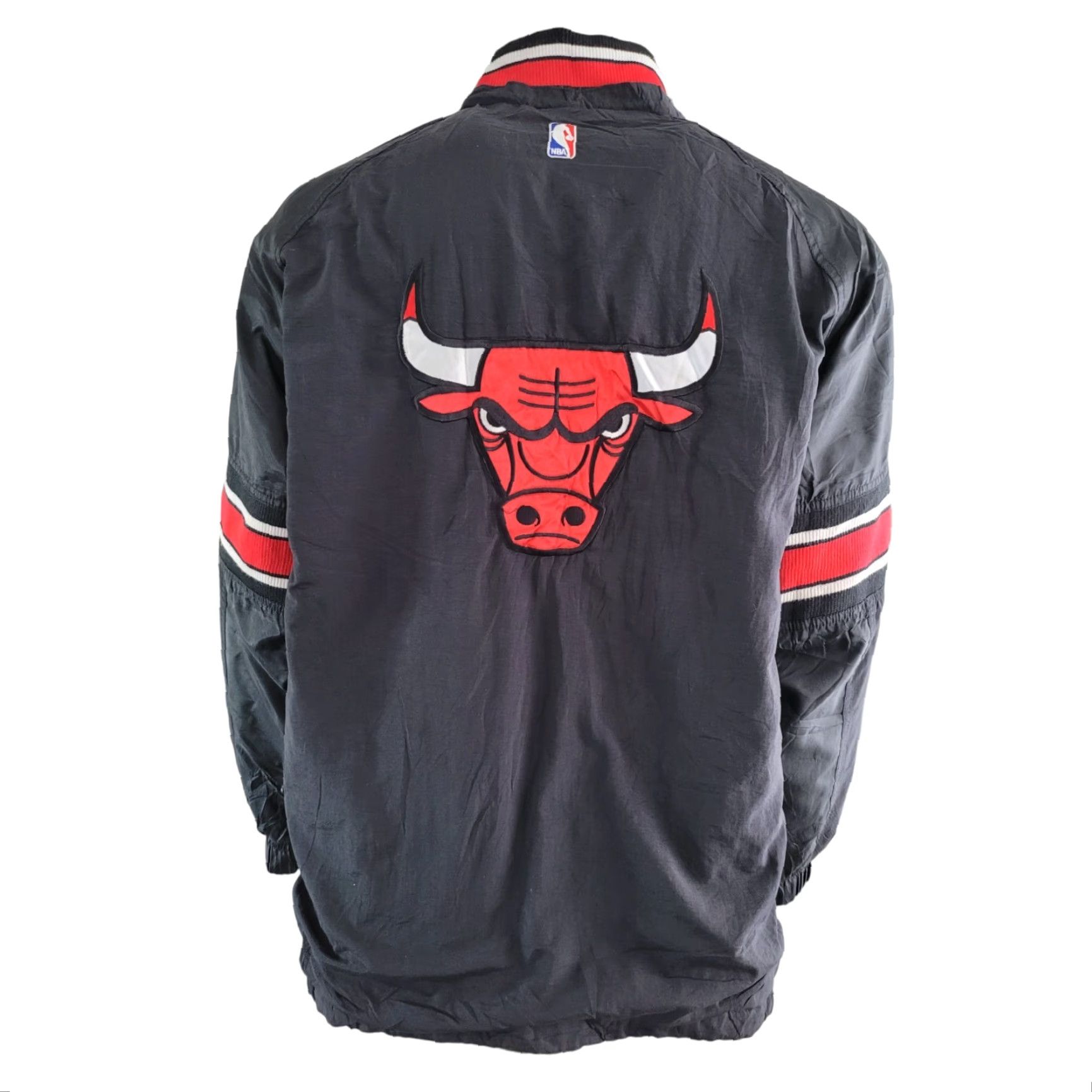 Starter VINTAGE Starter Chicago Bulls Pro Sports 90s Puffer Bomber Jacket, Black Red Size L Size US L / EU 52-54 / 3 - 7 Thumbnail