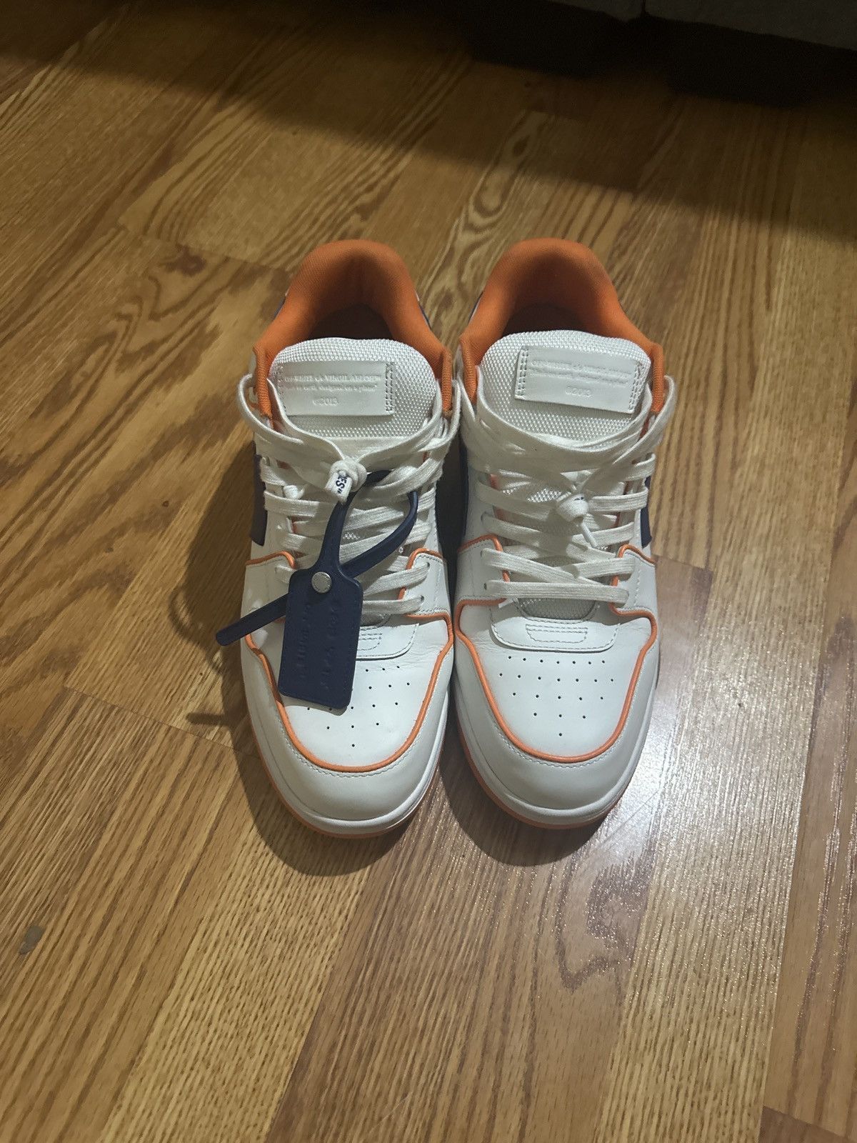 Off-White Out Of Office Outlined Orange Purple Off-White Size US 12 / EU 45 - 5 Thumbnail