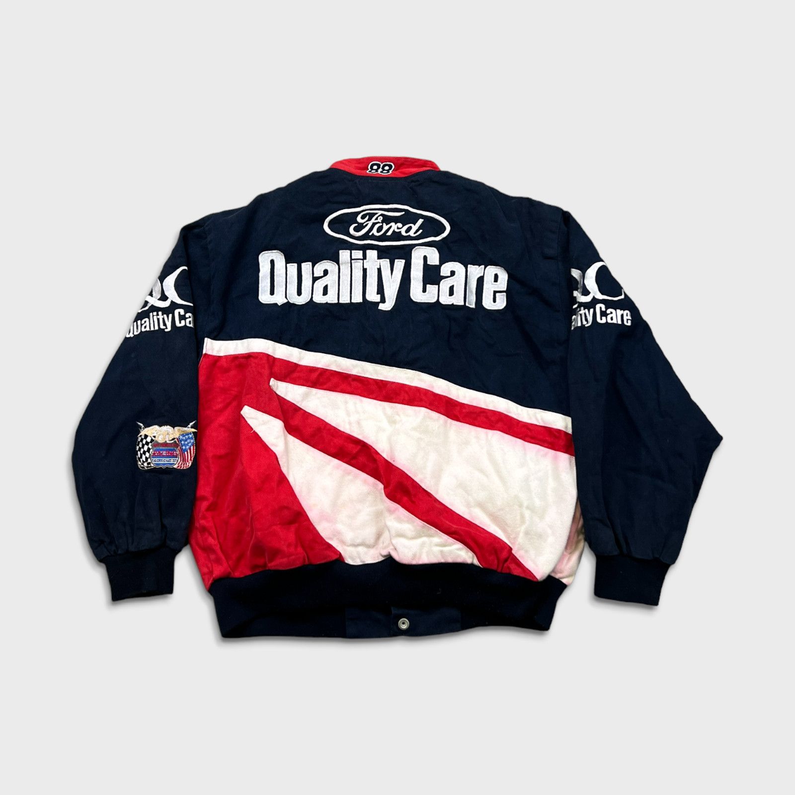 Jeff Hamilton × NASCAR × Vintage Jeff Hamilton Jacket Large USA Dale Jarret NASCAR Racing 90s Size US L / EU 52-54 / 3 - 5 Thumbnail
