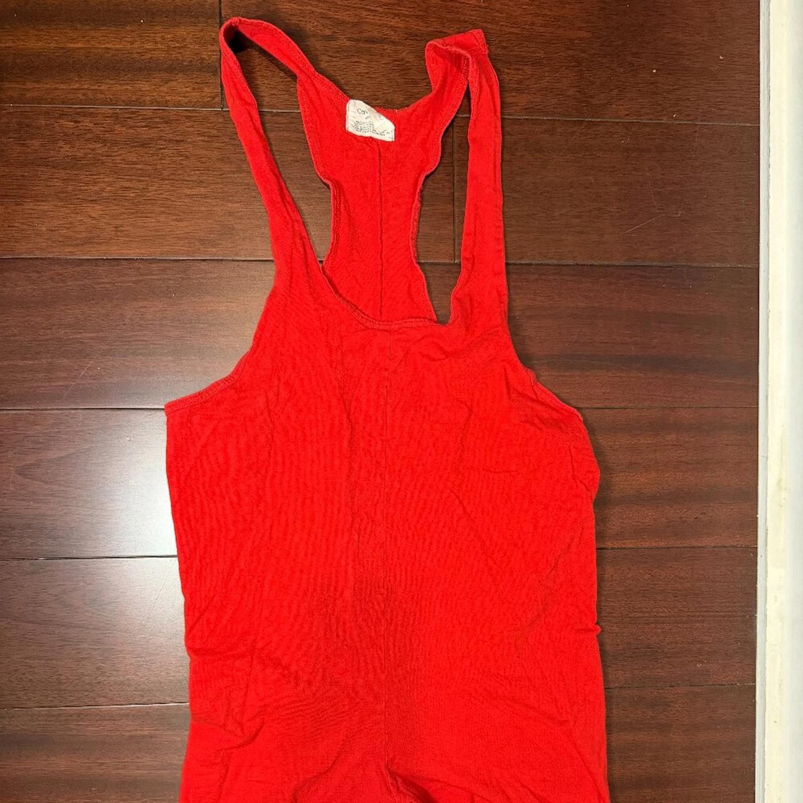 Calvin Klein Vintage Calvin Klein One Piece Bodysuit Red Men Size Large Size ONE SIZE - 5 Thumbnail