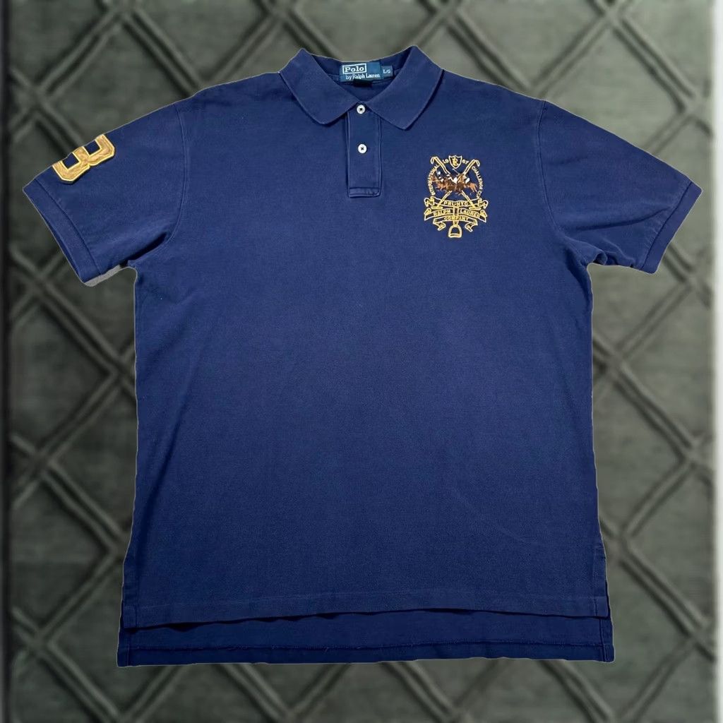 Polo Ralph Lauren Polo Ralph Lauren Shirt Men L Golf Polo Big Pony Crest Embroidery PRL-NYC 3 Navy Size US L / EU 52-54 / 3 - 1 Thumbnail