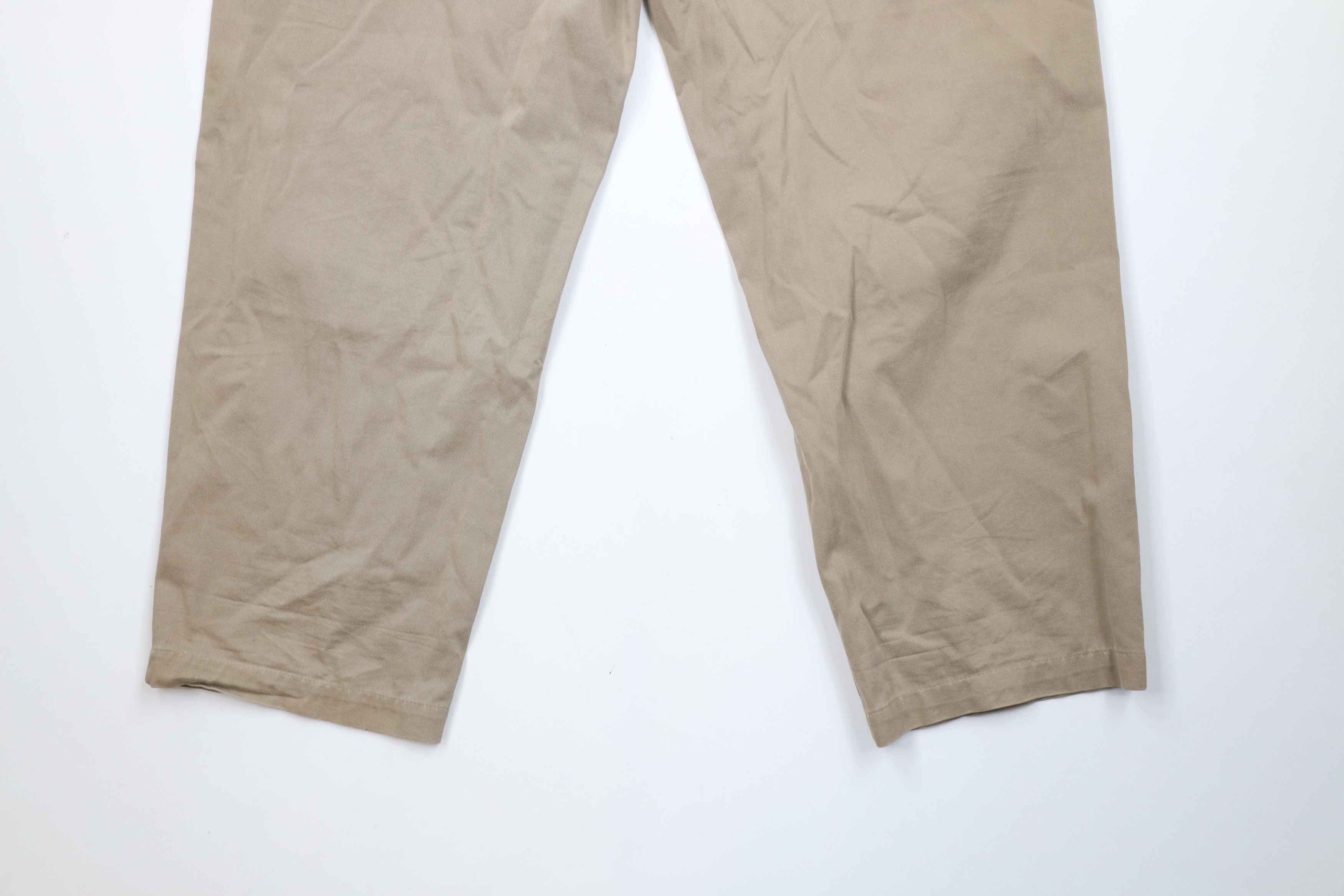 Tommy Hilfiger Vintage 90s Tommy Hilfiger Wide Leg Chino Pants Brown Size US 40 / EU 56 - 12 Thumbnail