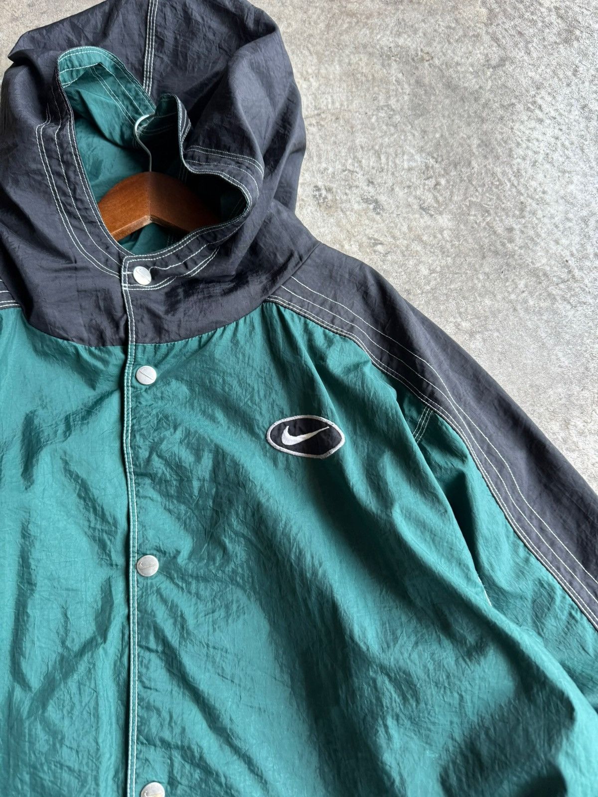 Nike × Vintage Sick Rare Vintage Grail Streetwear Y2K Nike Coat Size US XL / EU 56 / 4 - 2 Thumbnail