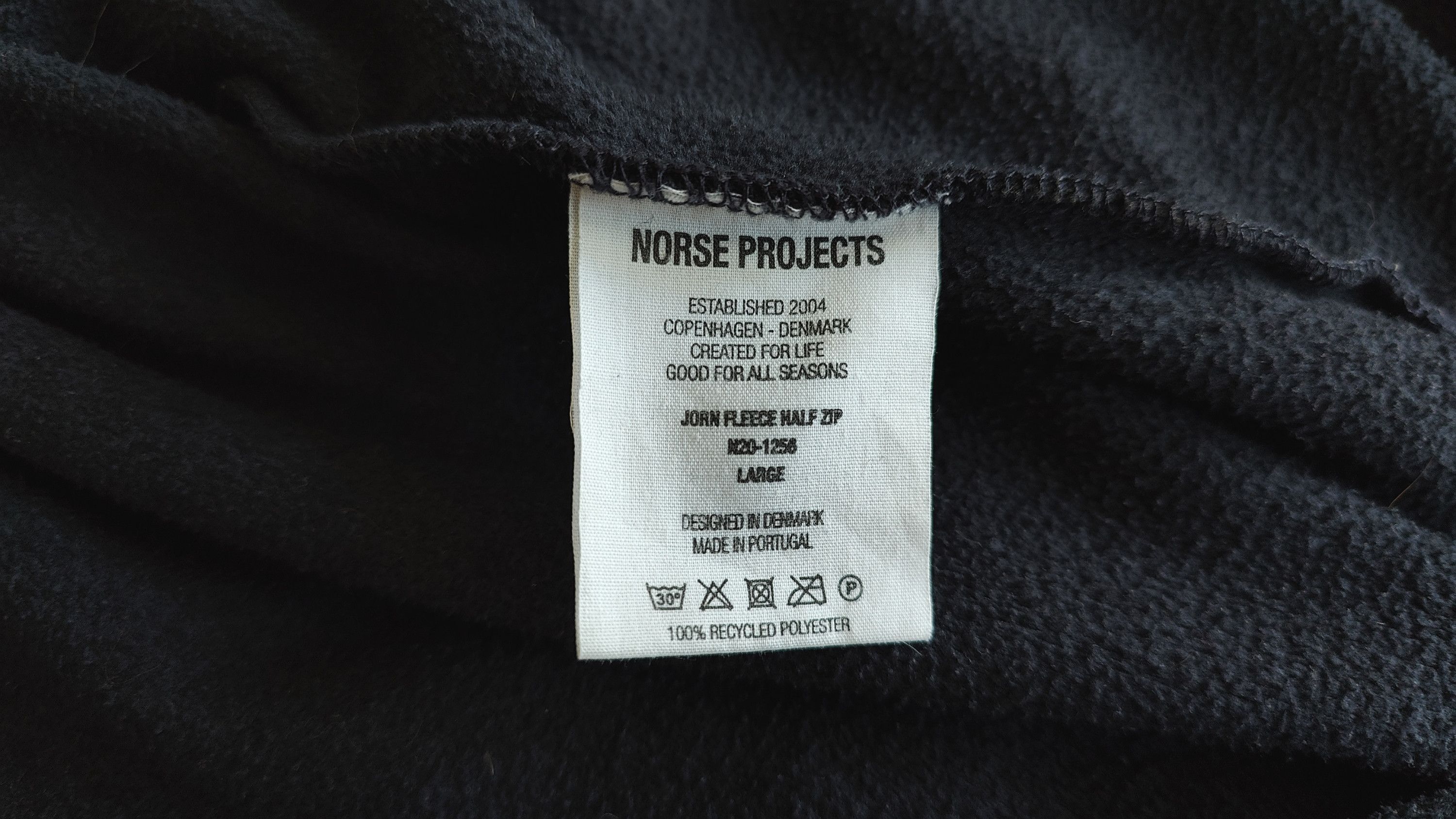 Norse Projects Norse Project Jorn Fleece Half Zip Sweatshirt Size US L / EU 52-54 / 3 - 9 Thumbnail