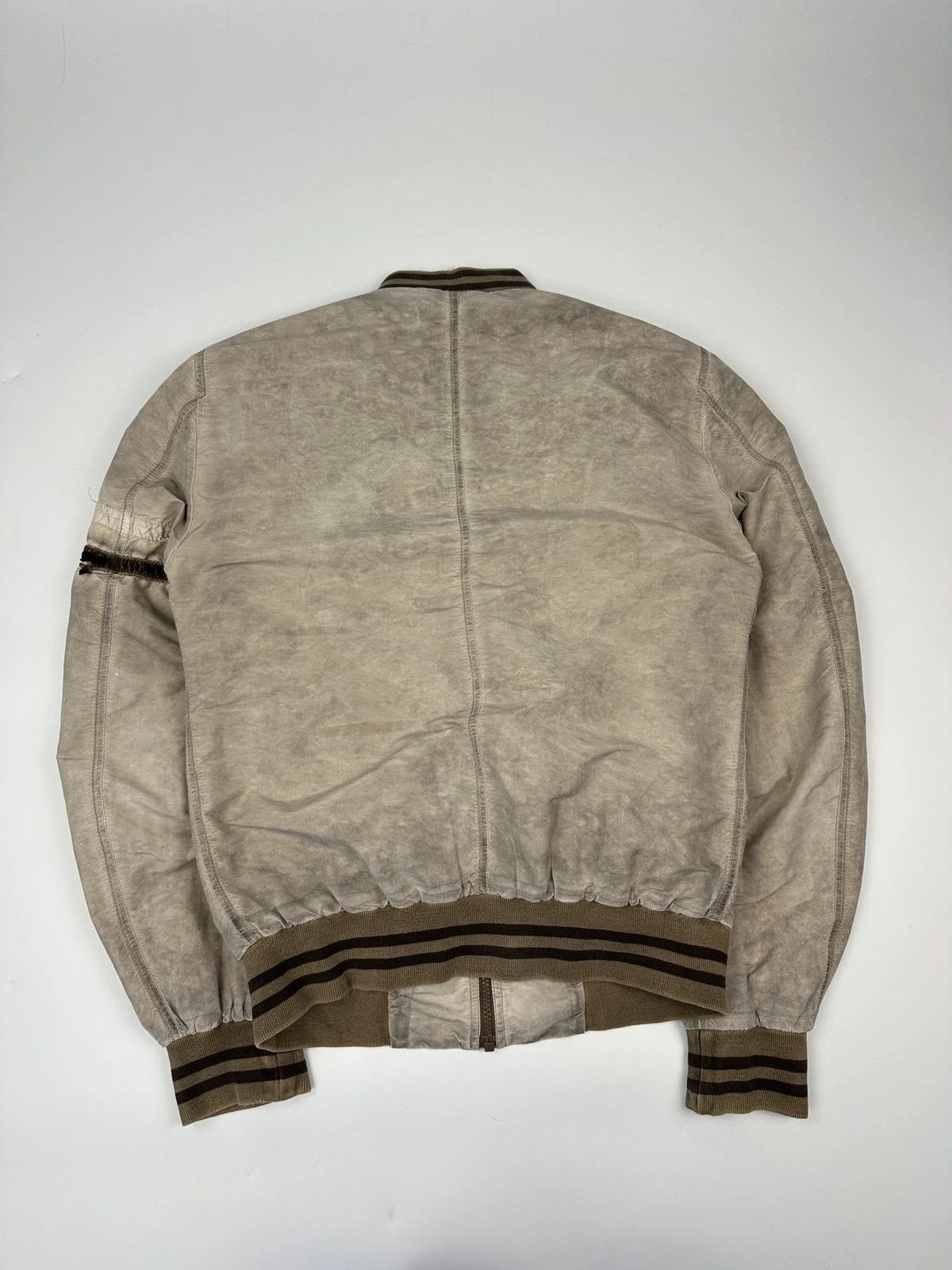 Dolce & Gabbana Dolce & Gabbana Grey Nylon Faded Bomber Jacket Size US M / EU 48-50 / 2 - 10 Thumbnail