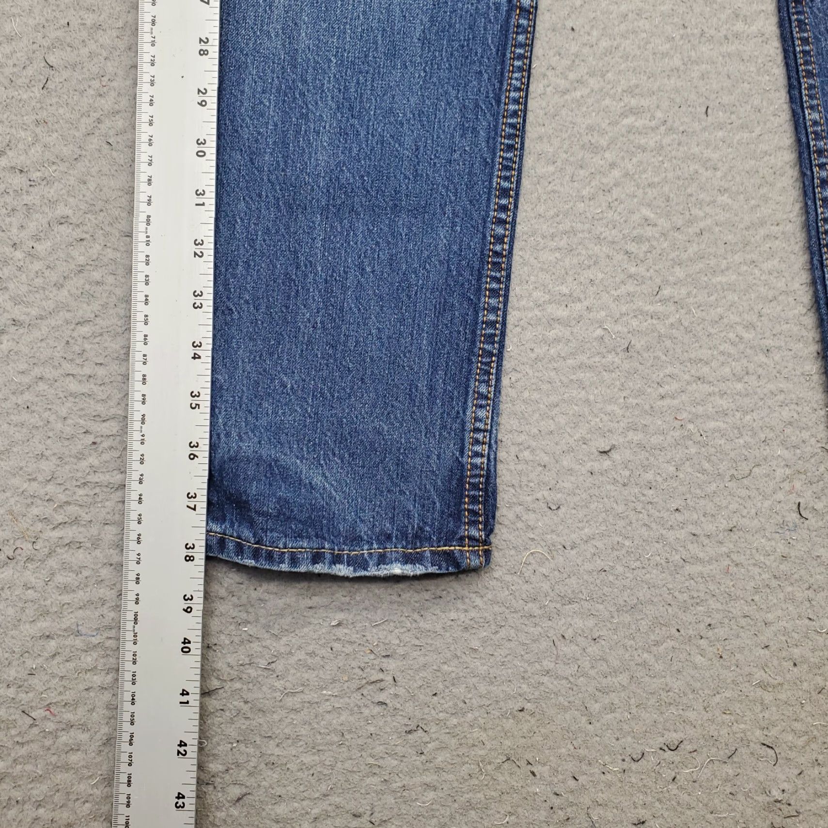 Vintage Aéropostale Jeans Womens 29 Blue Denim Essex Straight 5-Pocket Casual Streetwear Jeans Size 29" - 3 Thumbnail