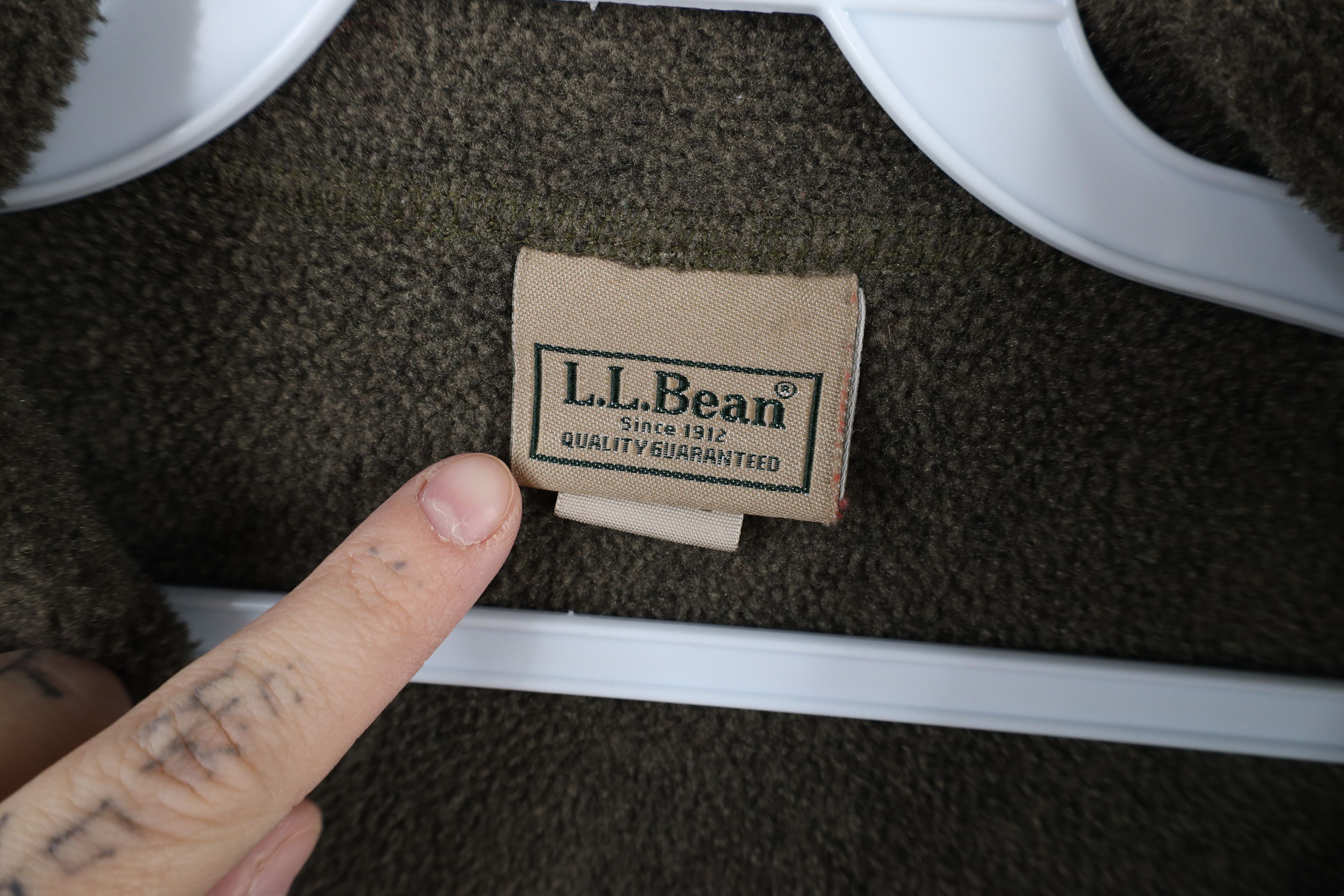 L.L. Bean × Vintage Vintage 90s LL Bean Snap Button Fleece Pullover Sweater USA Size US L / EU 52-54 / 3 - 7 Thumbnail