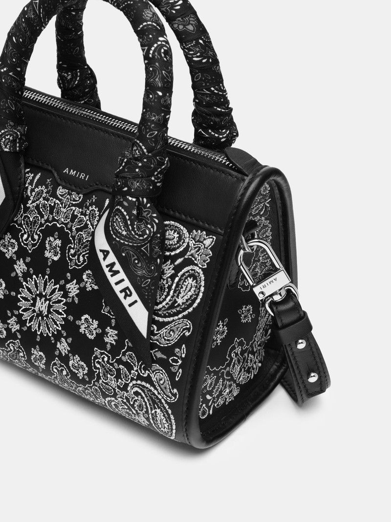 Amiri o1s1wg110426 Size: OS / Bandana Micro Triangle Bag in Black Size ONE SIZE - 5 Thumbnail