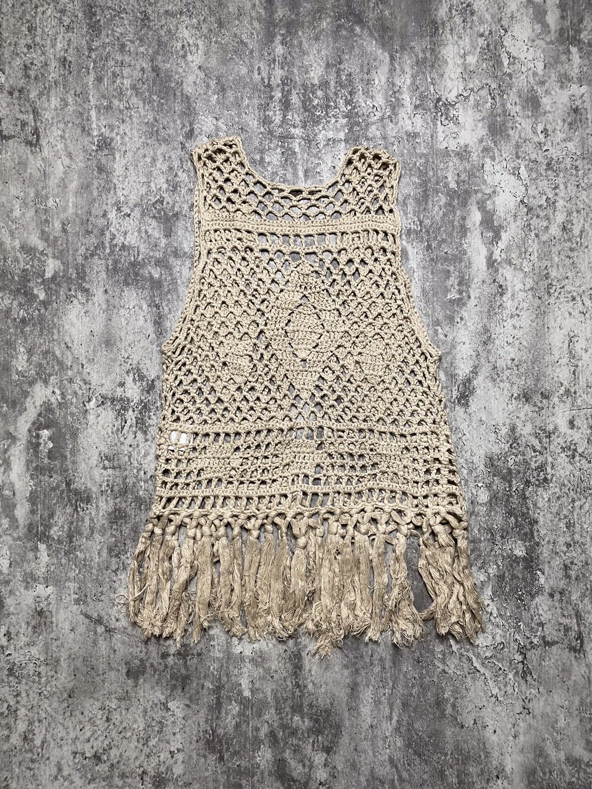 GOA 2000s GOA Knit Fish Net Vest ifsix lgb style Size US S / EU 44-46 / 1 - 2 Thumbnail