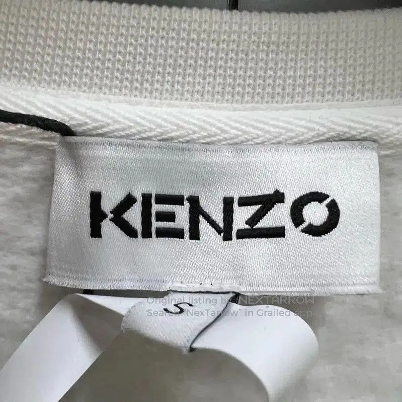 Kenzo KENZO White Cotton Embroidered Long Sleeve Sweatshirt . Size S / US 4 / IT 40 - 4 Thumbnail