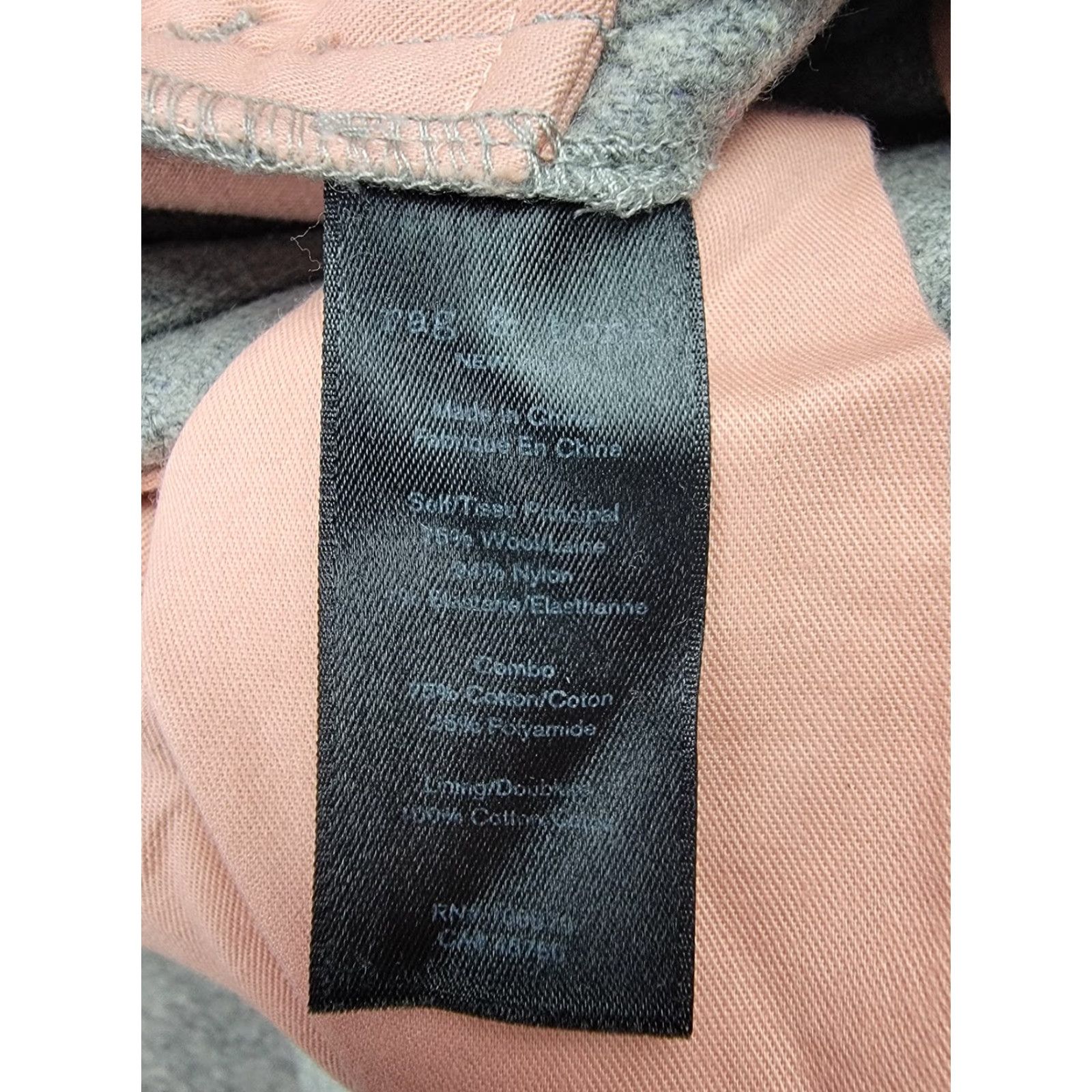 Rag & Bone Rag & Bone Pants Womens 0 Gray Wool Blend Wide-Leg Trouser Dress Work Office Size 25" / US 0 / IT 36 - 7 Thumbnail