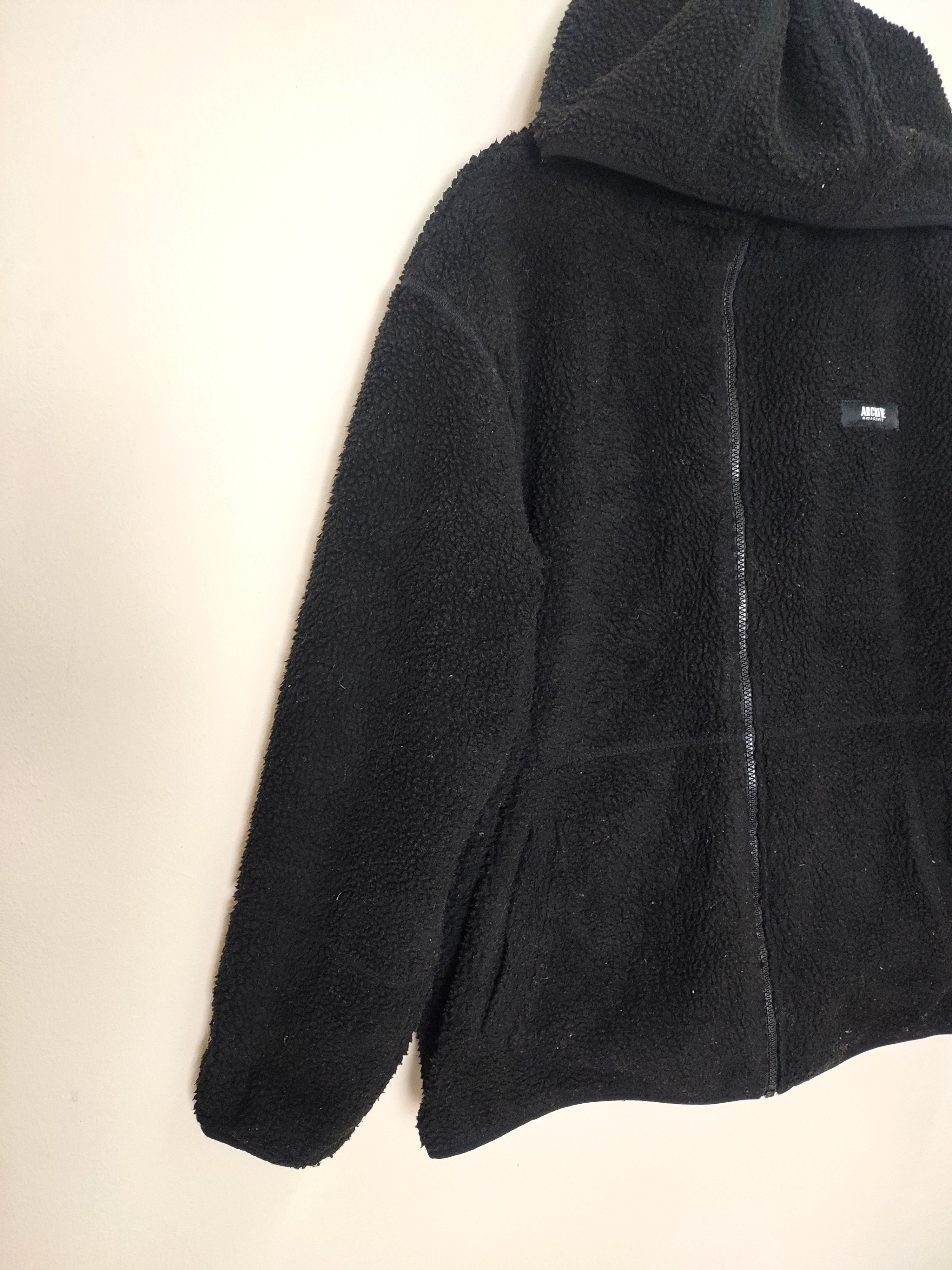 Japanese Brand Archive Management Fleece Hoodie Reversible Jacket Size US L / EU 52-54 / 3 - 4 Thumbnail