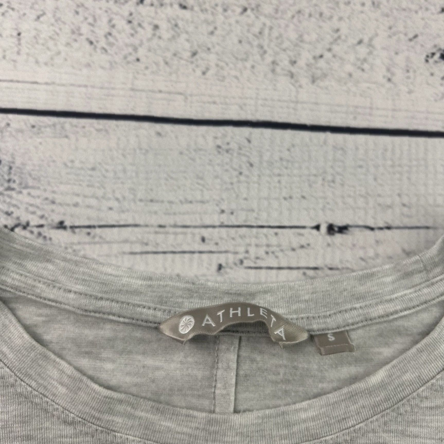 Athleta Athleta Oversized Gray Blouse Women's Small Relaxed Cloudlight Top Size S / US 4 / IT 40 - 2 Thumbnail