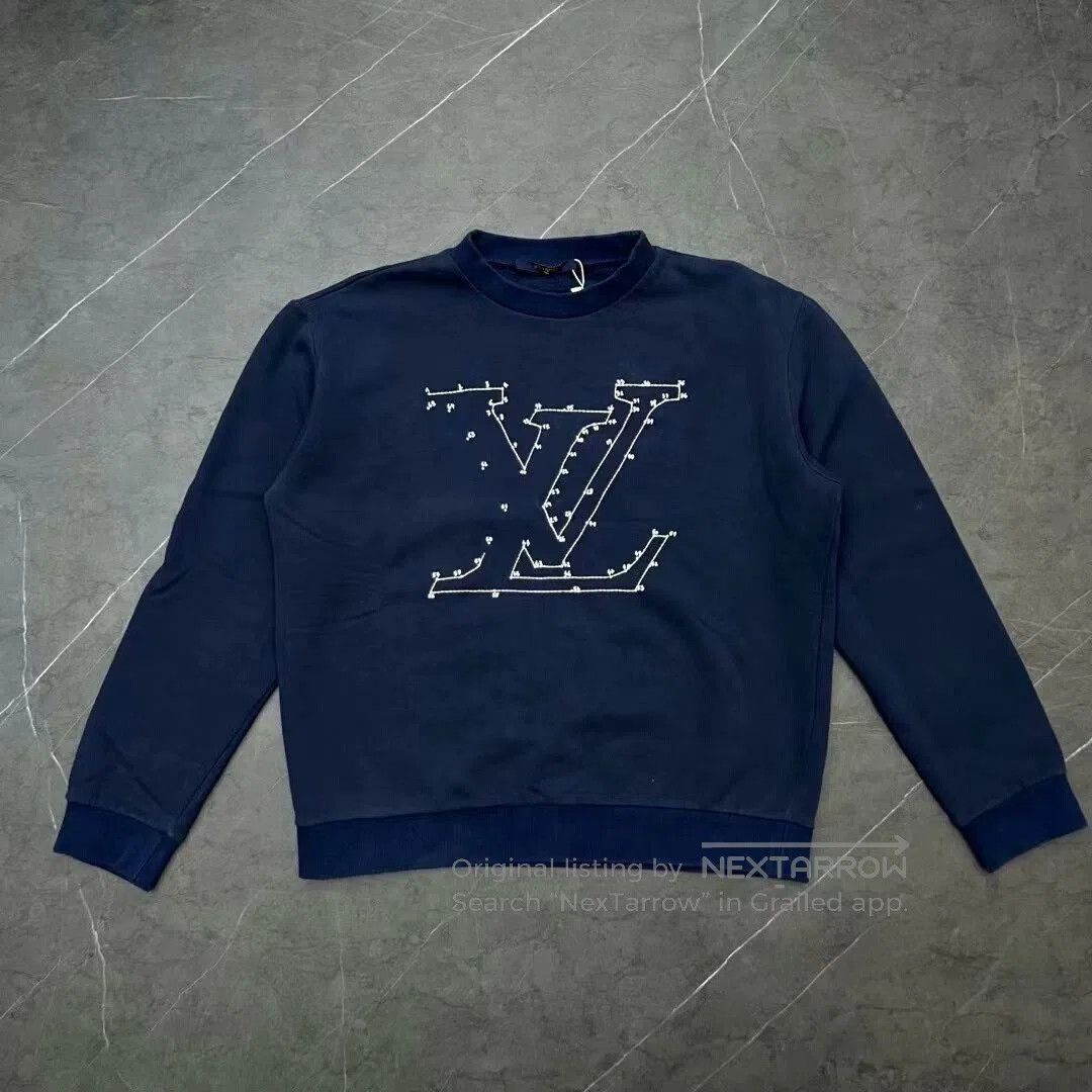 Louis Vuitton Louis Vuitton Navy Blue Sweatshirt Size M. Size US M / EU 48-50 / 2 - 1 Thumbnail