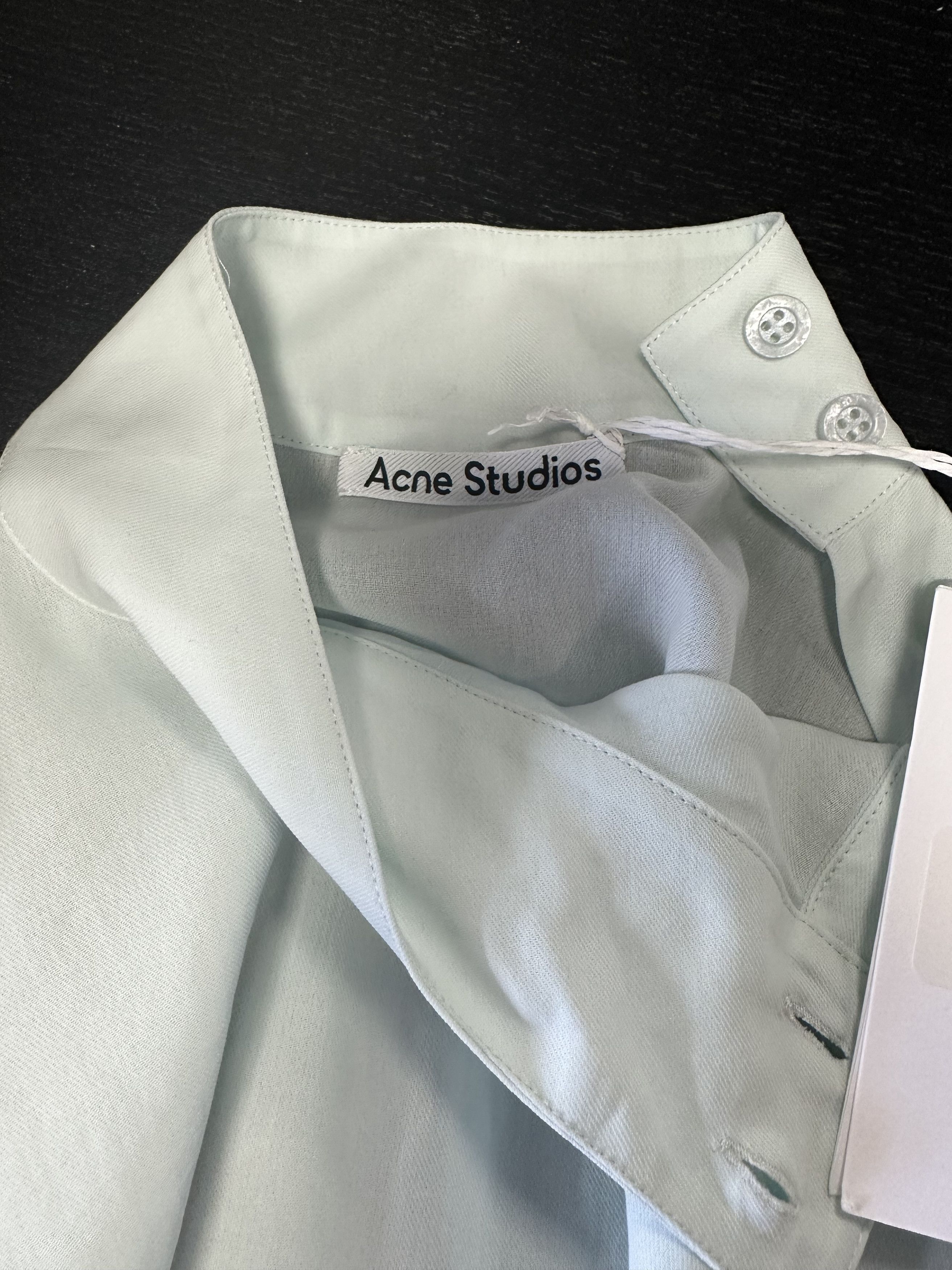 Acne Studios ACNE STUDIOS BUTTONED SHIRT MINT Size XS / US 0-2 / IT 36-38 - 2 Thumbnail