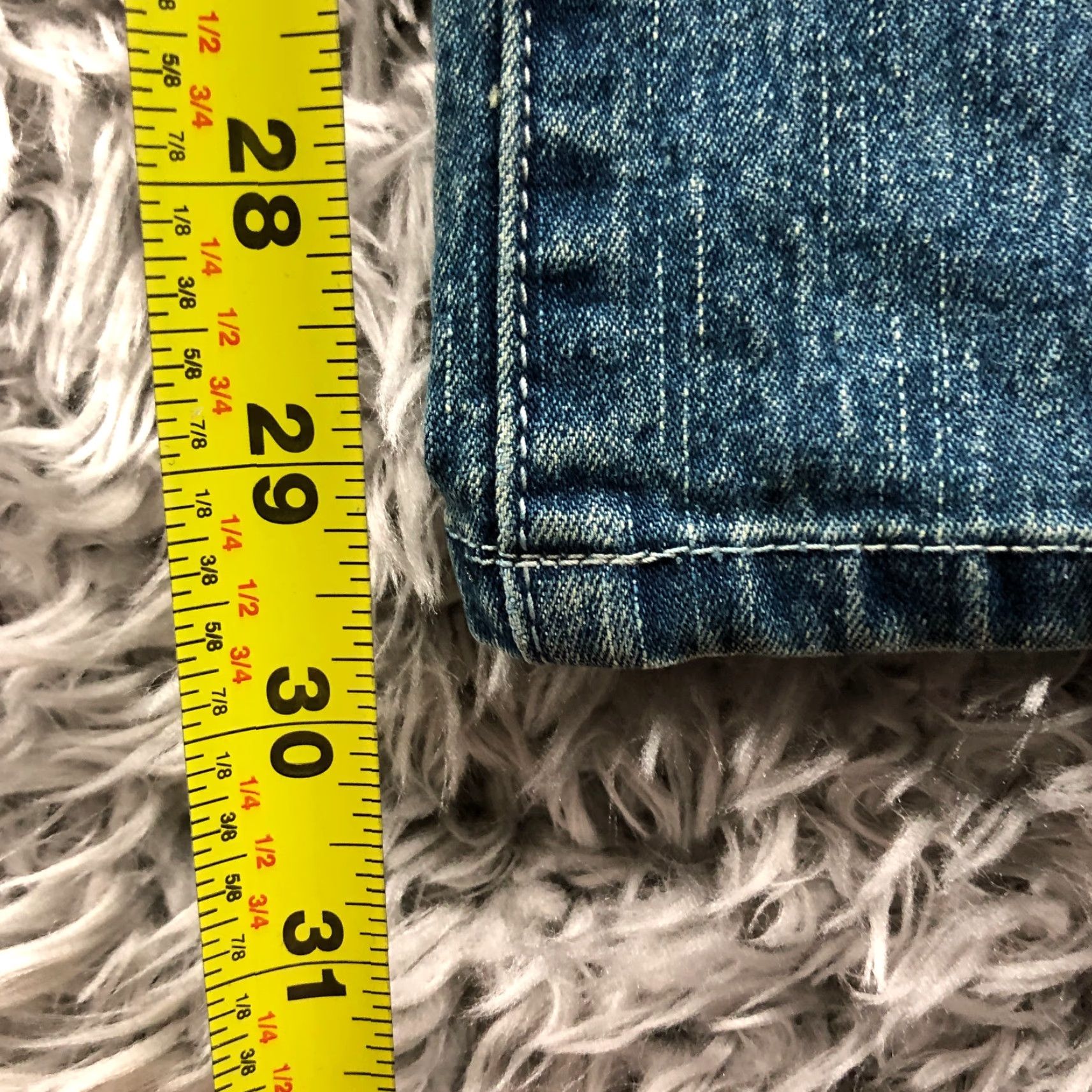 Denime Cosmopolitan Jeans Female Regular Dark Wash Blue Denim Mid Rise 8 - 5-Pocket Bootcut Cotton Pants Womens Size 8 Blue Size 30" / US 8 / IT 44 - 3 Thumbnail