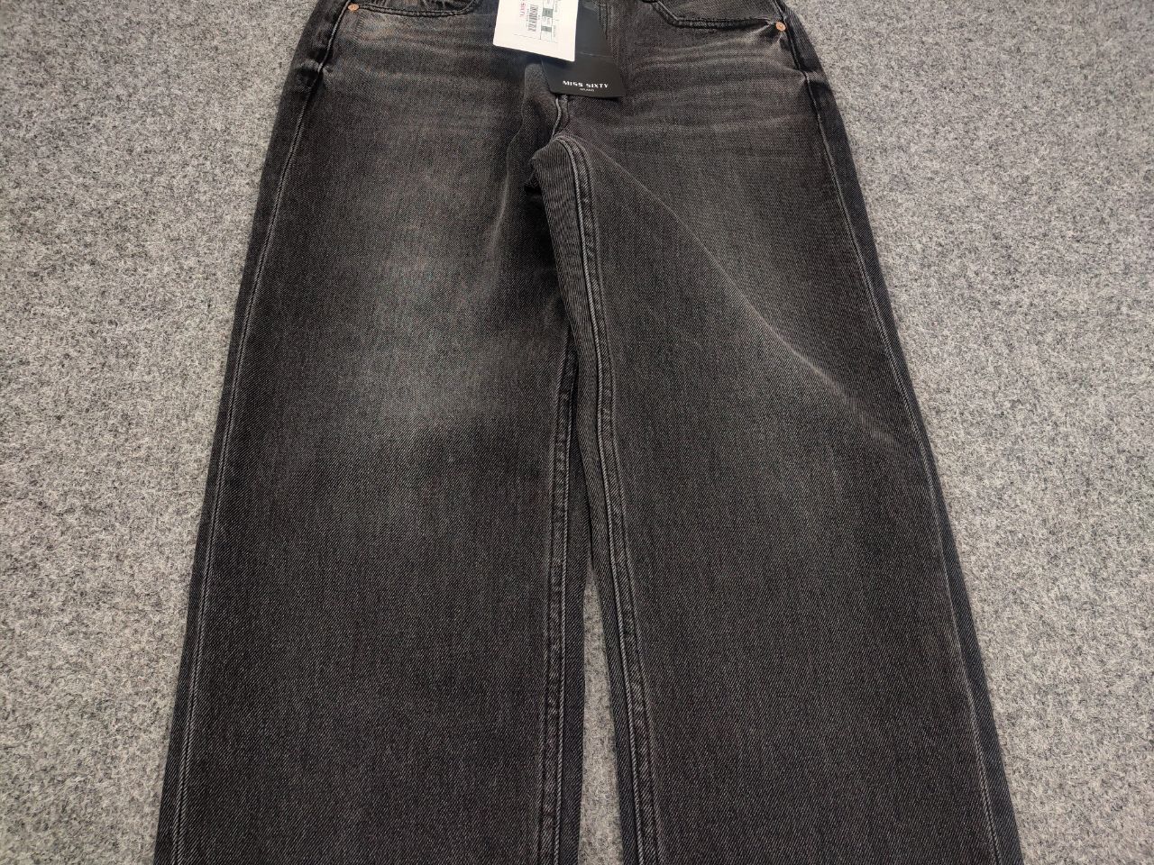 Miss Sixty Miss Sixty Vicki Mom Black Faded Denim Jeans Vtg Y2K Style Size 27" / US 4 / IT 40 - 6 Thumbnail