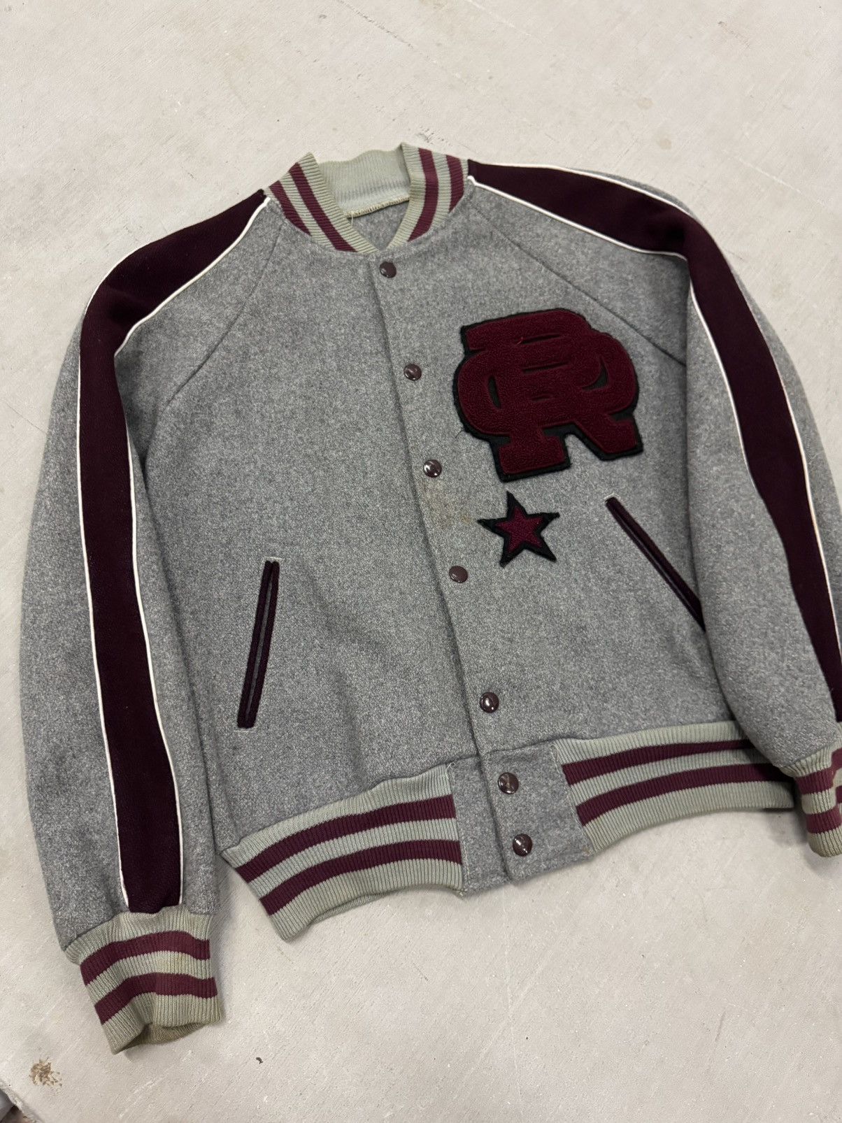 Japanese Brand 50s Empire Sporting Goods New York Star Varsity Jacket Size US L / EU 52-54 / 3 - 2 Thumbnail