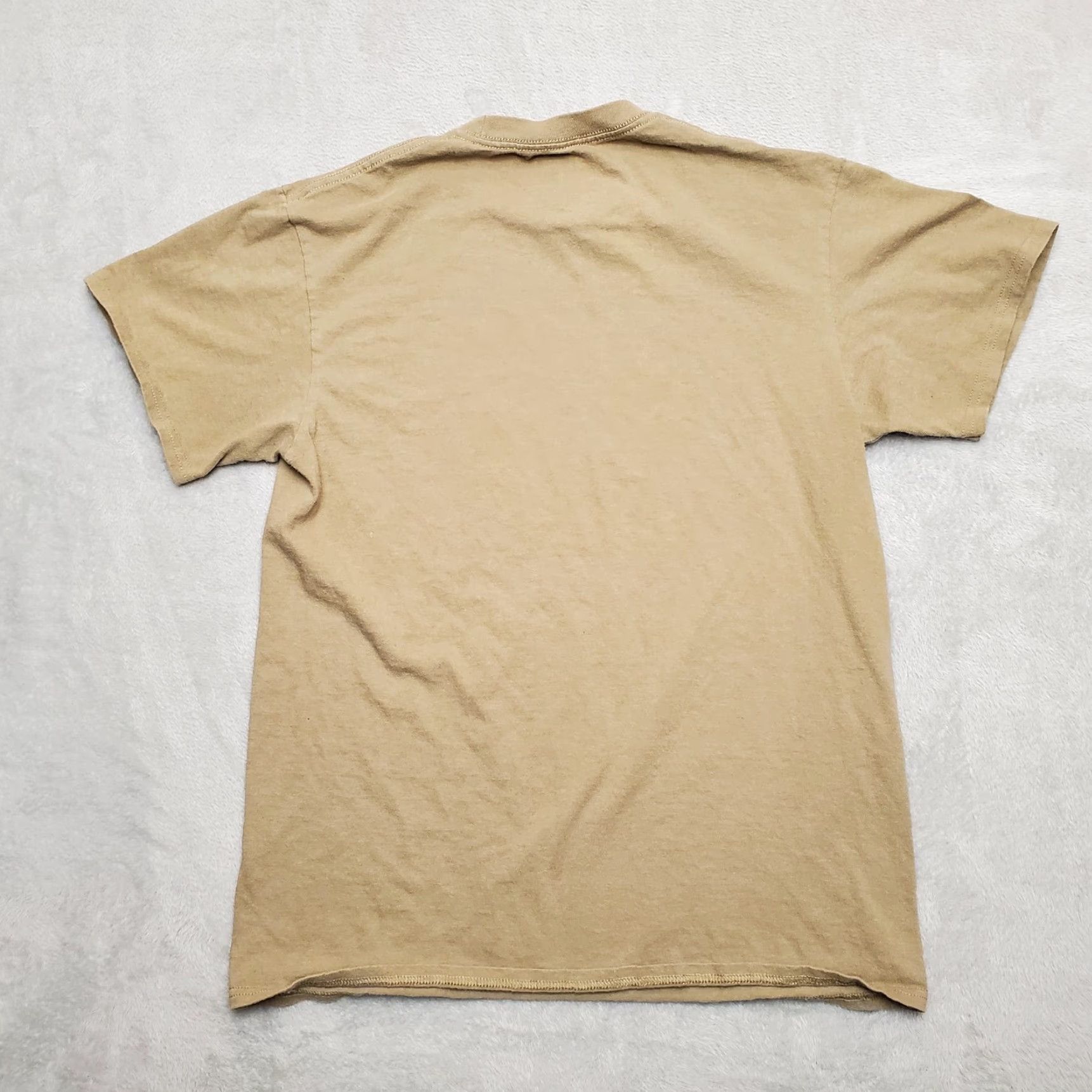Vintage VINTAGE/Columbia Shirt Mens Medium Beige Bear Short Sleeve 100% Cotton Crewneck Outdoor Size US M / EU 48-50 / 2 - 4 Thumbnail