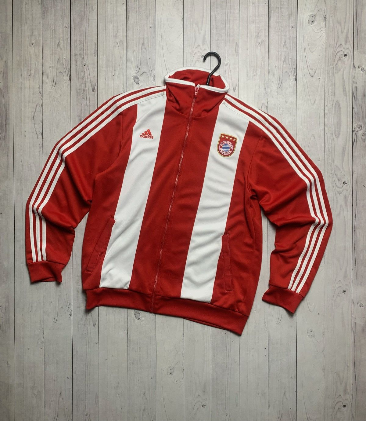 Adidas × Vintage Vintage adidas Bayern Munich soccer jacket size L rare Size US L / EU 52-54 / 3 - 1 Thumbnail