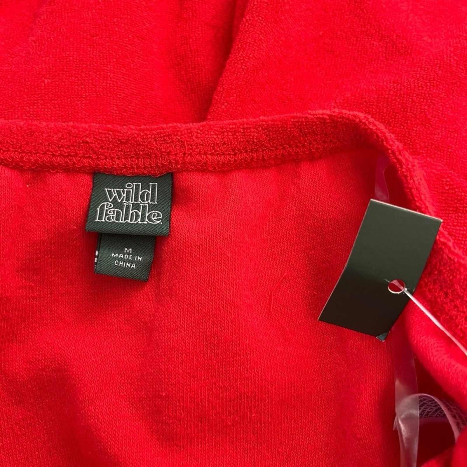 Other Wild Fable red terry cloth romper NEW Size 30" / US 8 / IT 44 - 7 Thumbnail