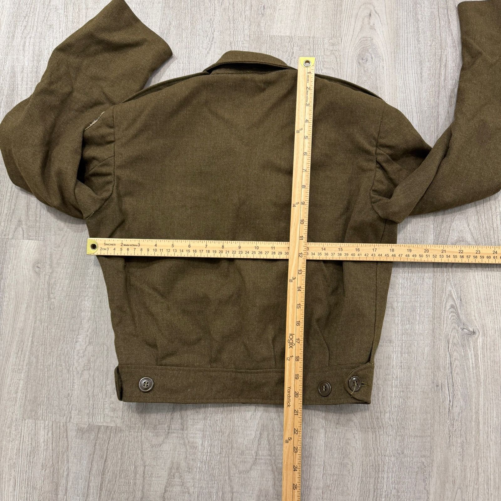 Vintage Vintage US Army Ike Field Jacket Size 36R Virgin Wool Combat Size US S / EU 44-46 / 1 - 10 Thumbnail