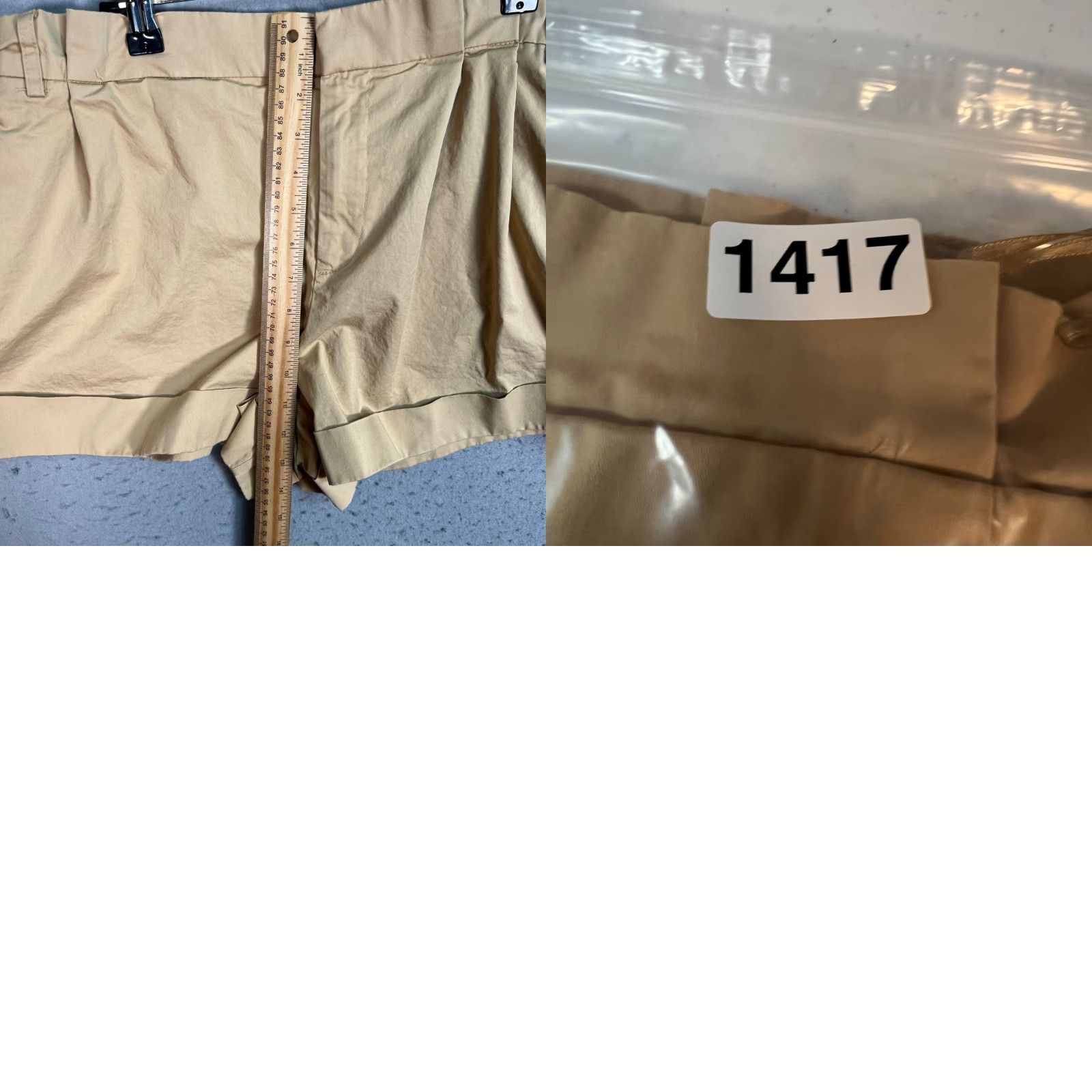 Zara Zara Chino Shorts Shirt Womens Beige Cotton Blend Regular Pockets 3in Inseam. Size 32" / US 10 / IT 46 - 8 Thumbnail