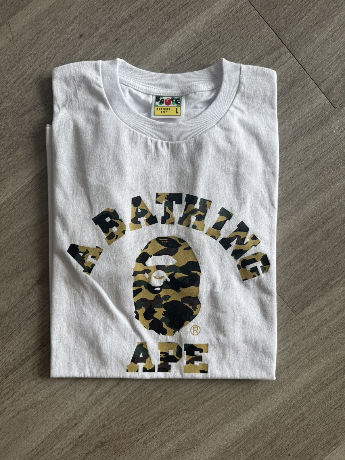Bape Bape First Camo College Long Sleeve Size US L / EU 52-54 / 3 - 3 Thumbnail