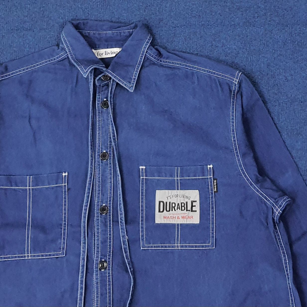 Y's Vintage Y's for Living by Yohji Corduroy Shacket C248N22 Size US XL / EU 56 / 4 - 2 Thumbnail
