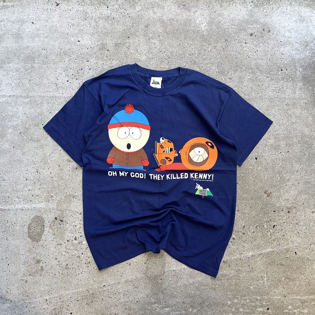South Park 1998 comedy central cartoon tshirt navy vintage
