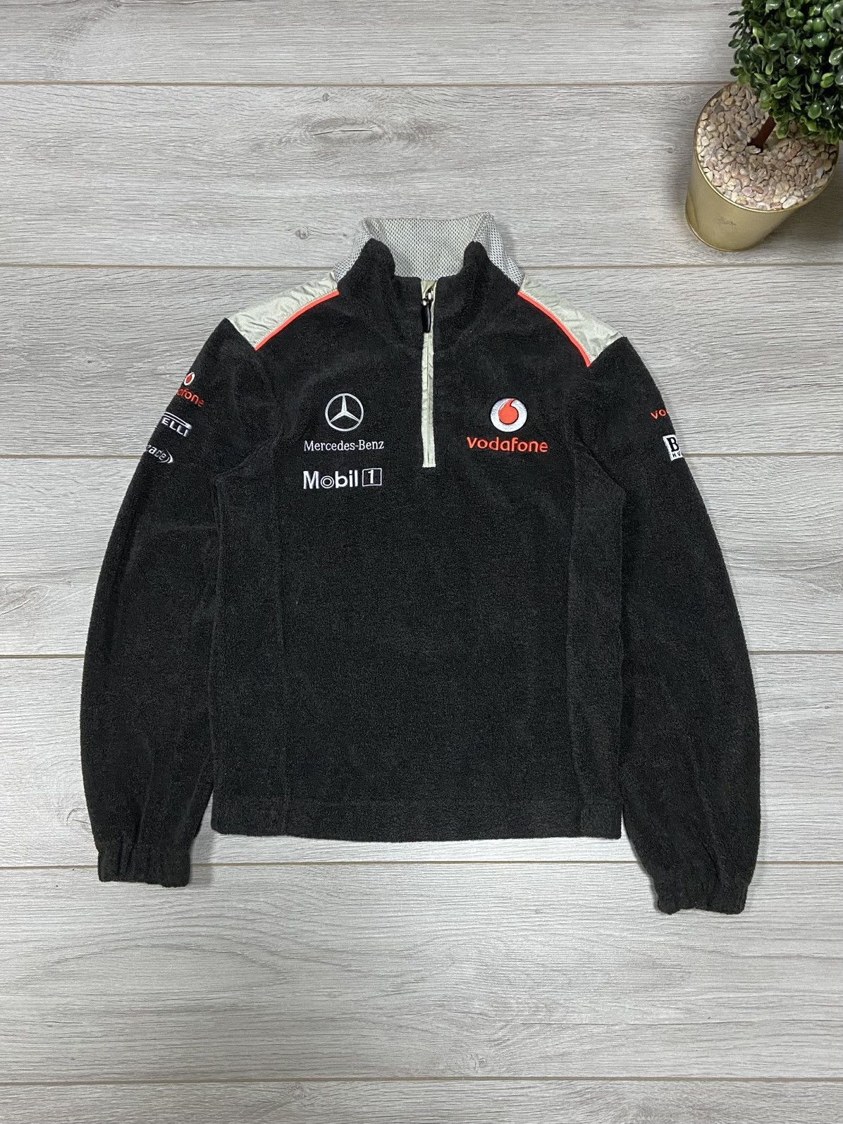 Hugo Boss Mercedes Mclaren Boss Vodafone vintage Half Zip 1/4 fleece Size US XS / EU 42 / 0 - 2 Thumbnail